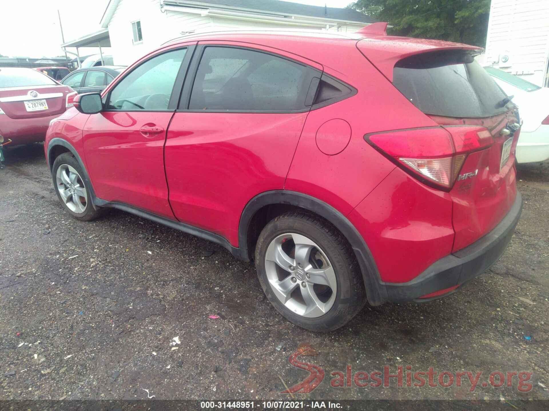 3CZRU5H77GM708497 2016 HONDA HR-V