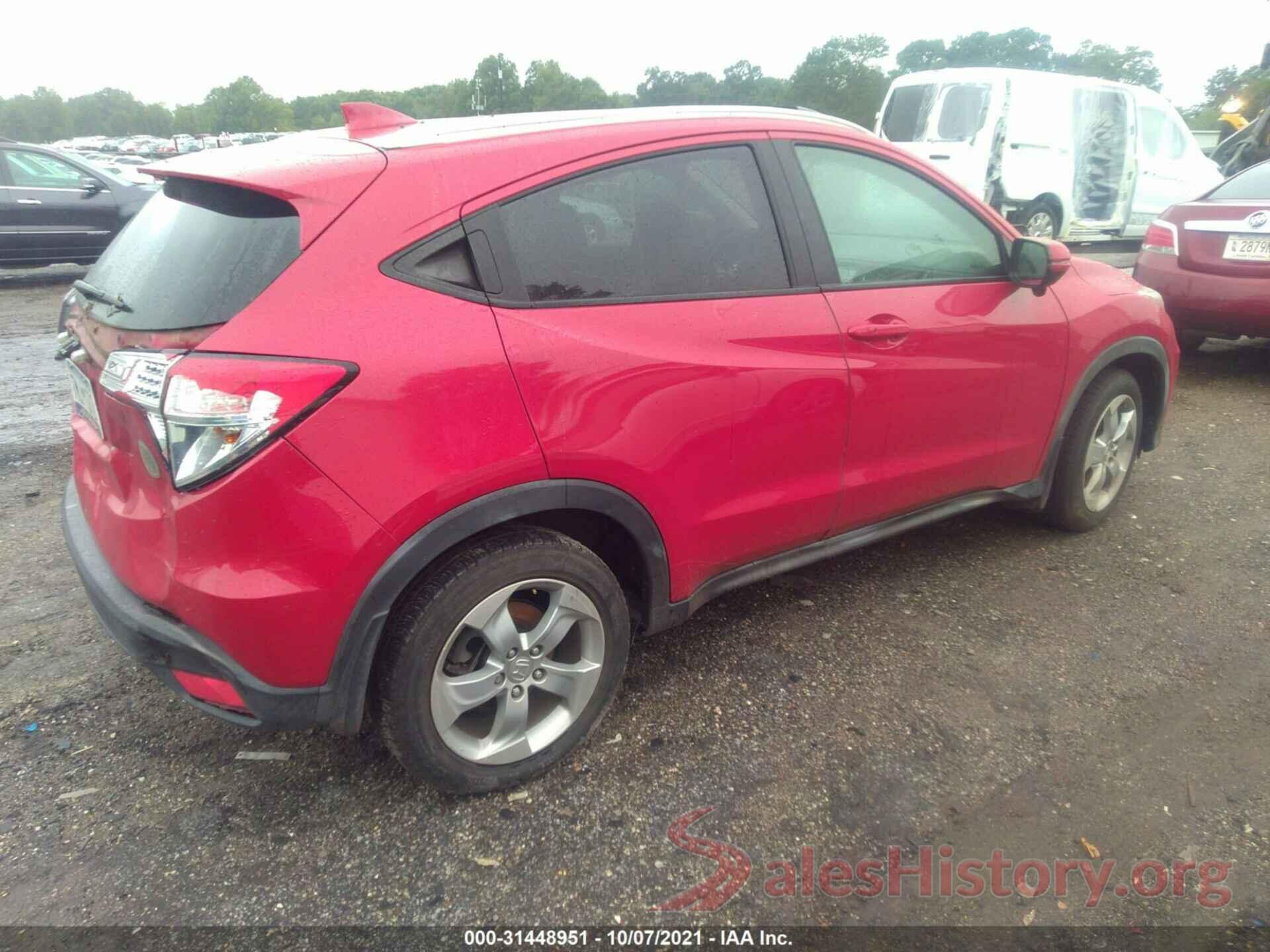 3CZRU5H77GM708497 2016 HONDA HR-V