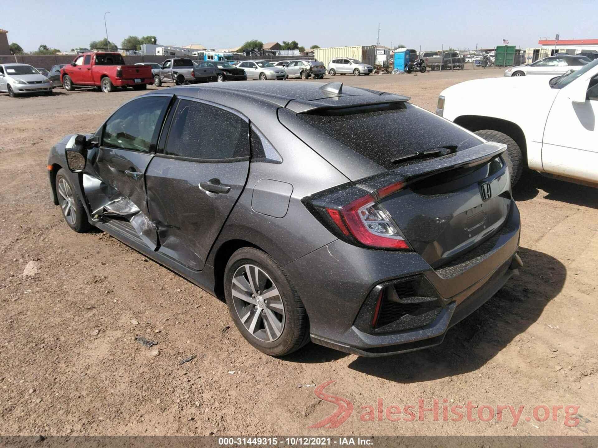 SHHFK7H32MU205465 2021 HONDA CIVIC HATCHBACK