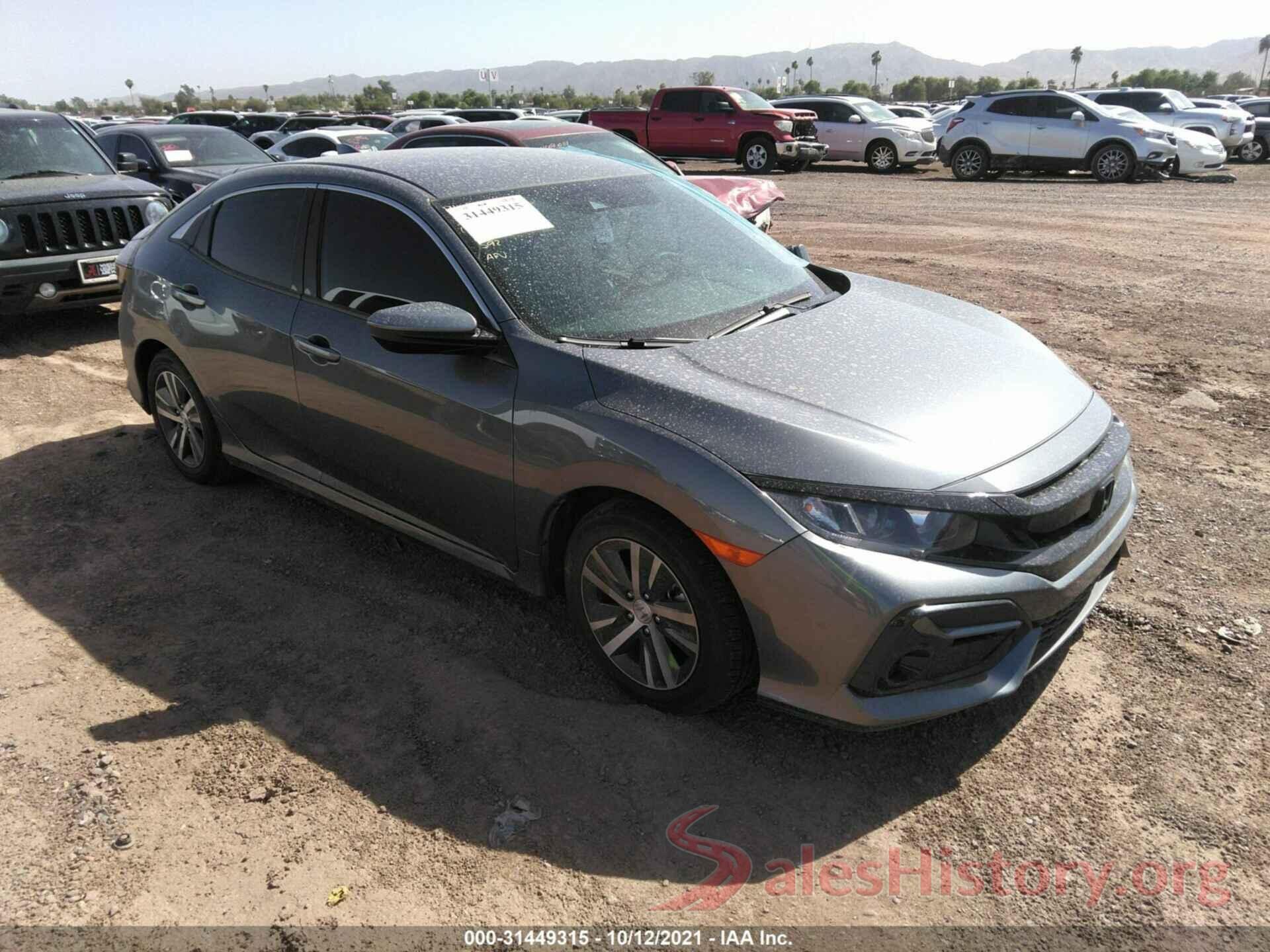 SHHFK7H32MU205465 2021 HONDA CIVIC HATCHBACK