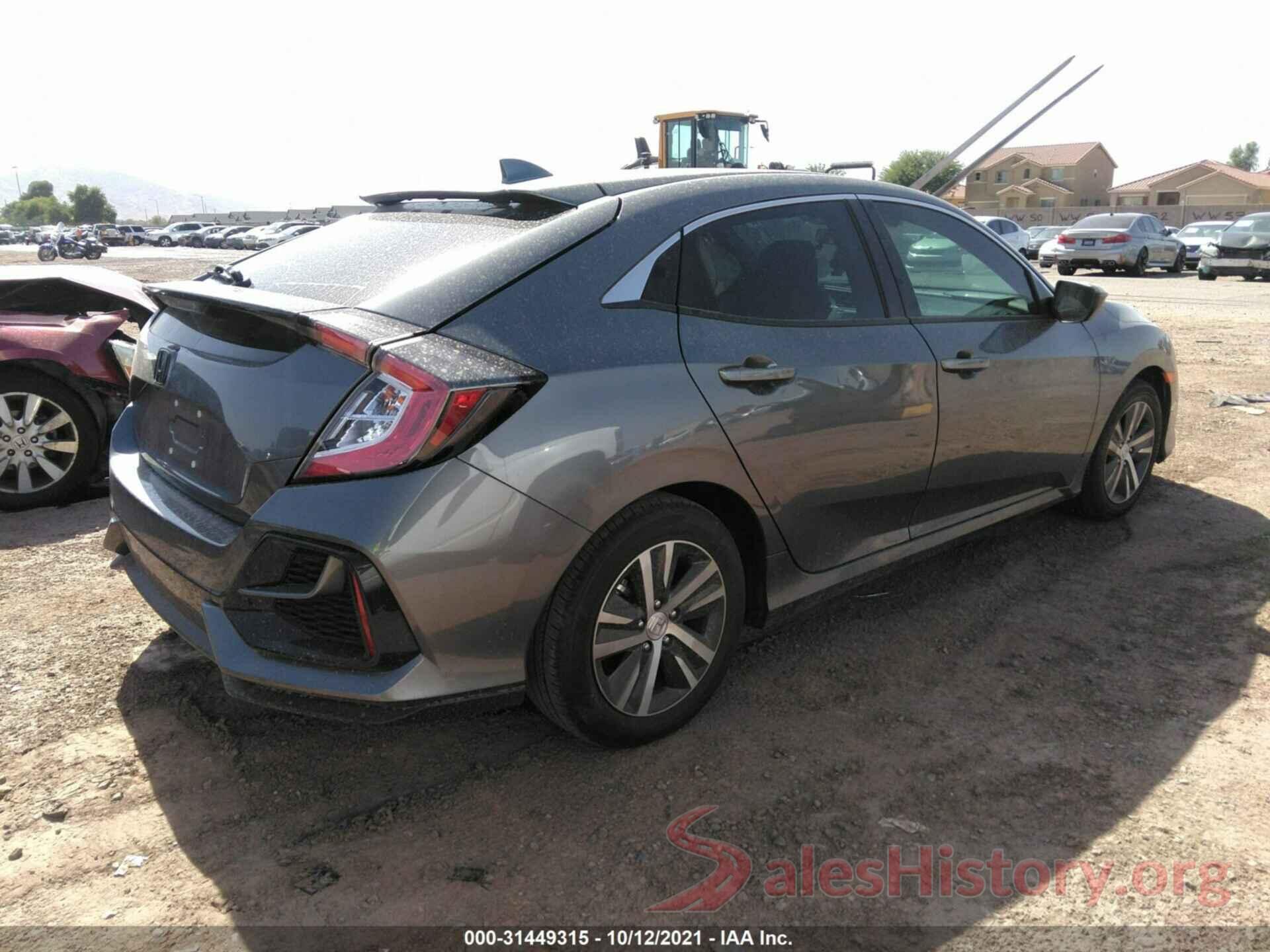 SHHFK7H32MU205465 2021 HONDA CIVIC HATCHBACK