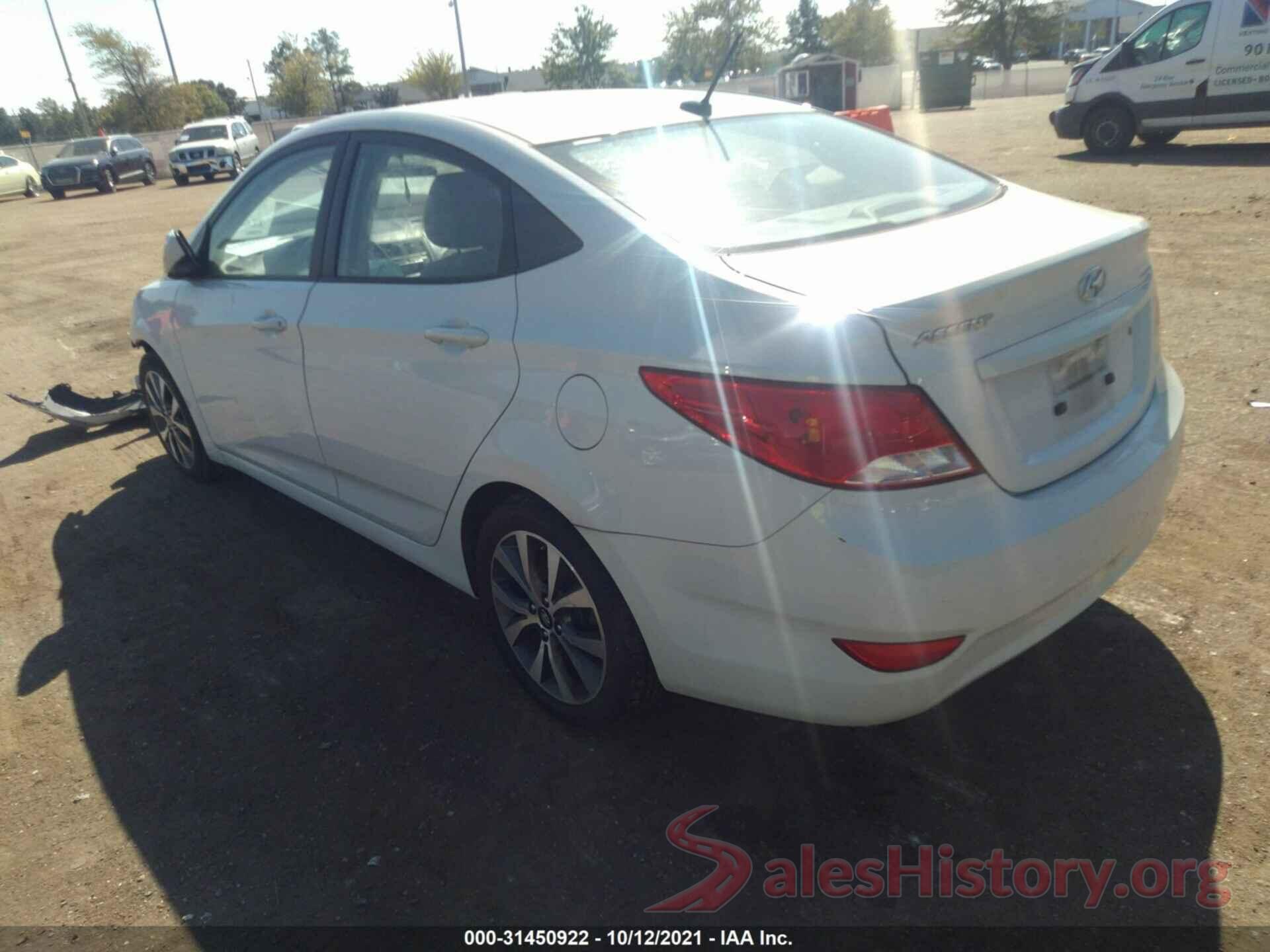 KMHCT4AE4HU372110 2017 HYUNDAI ACCENT