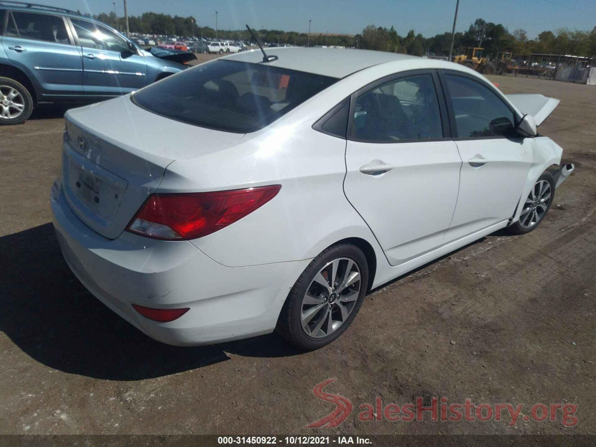 KMHCT4AE4HU372110 2017 HYUNDAI ACCENT