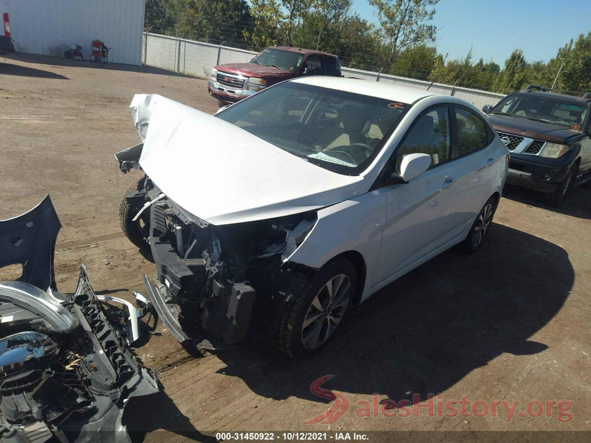 KMHCT4AE4HU372110 2017 HYUNDAI ACCENT