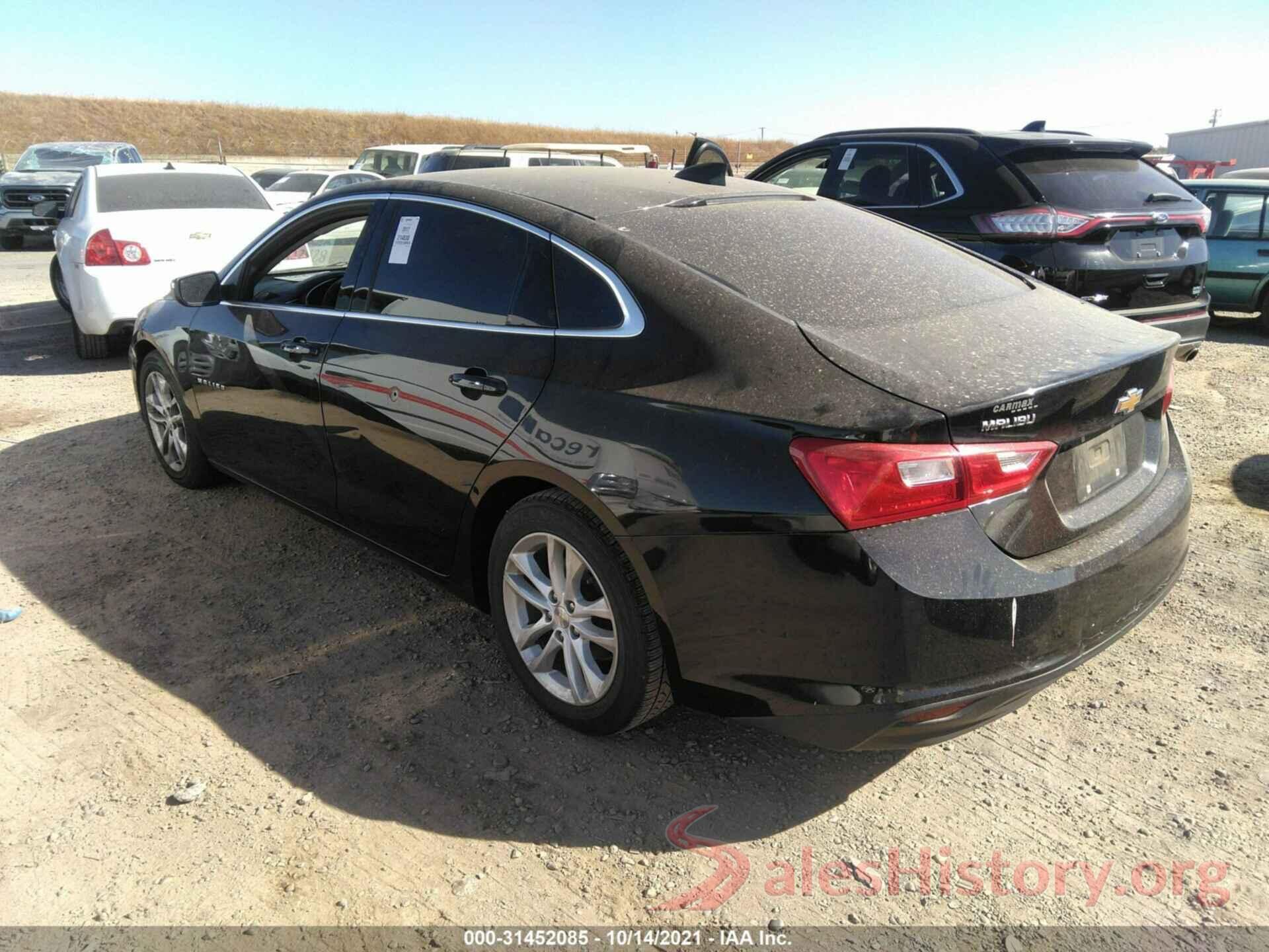 1G1ZE5STXHF173491 2017 CHEVROLET MALIBU