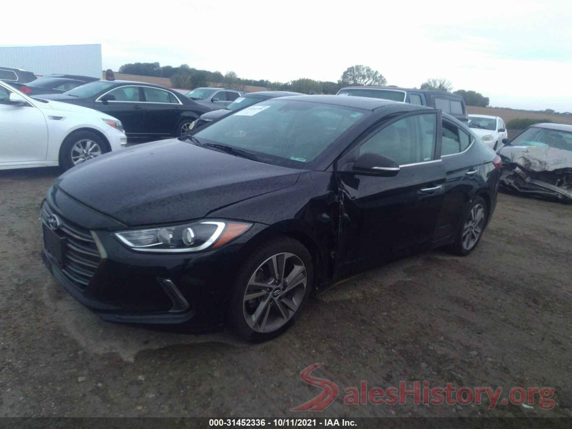 5NPD84LF6HH049705 2017 HYUNDAI ELANTRA