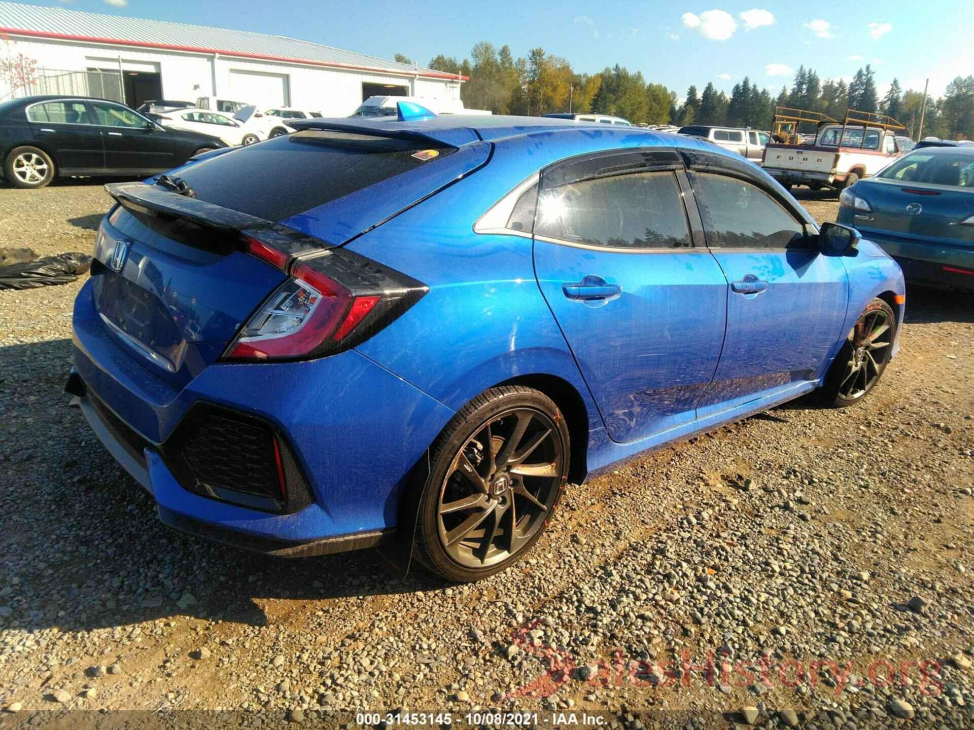 SHHFK7H56JU405147 2018 HONDA CIVIC HATCHBACK