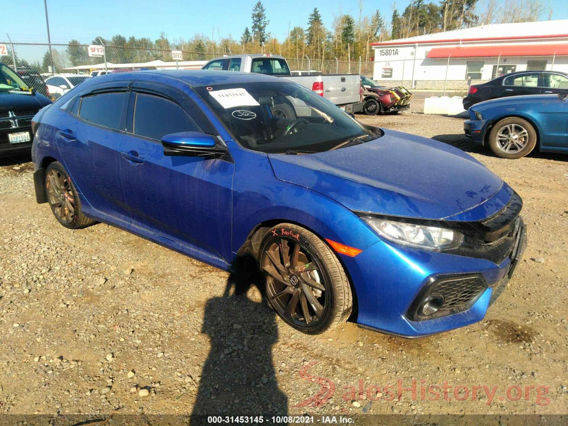 SHHFK7H56JU405147 2018 HONDA CIVIC HATCHBACK