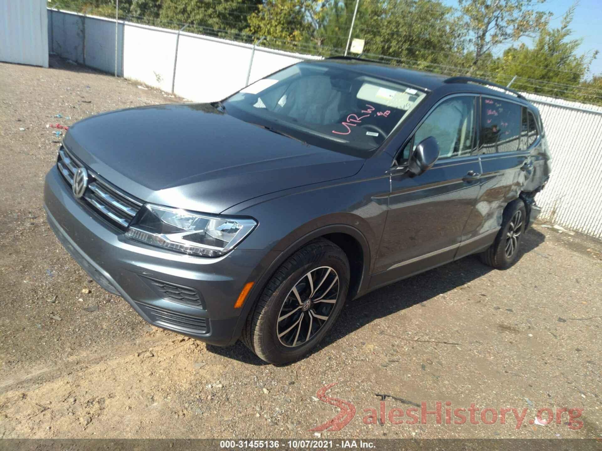 3VV3B7AX6MM113452 2021 VOLKSWAGEN TIGUAN