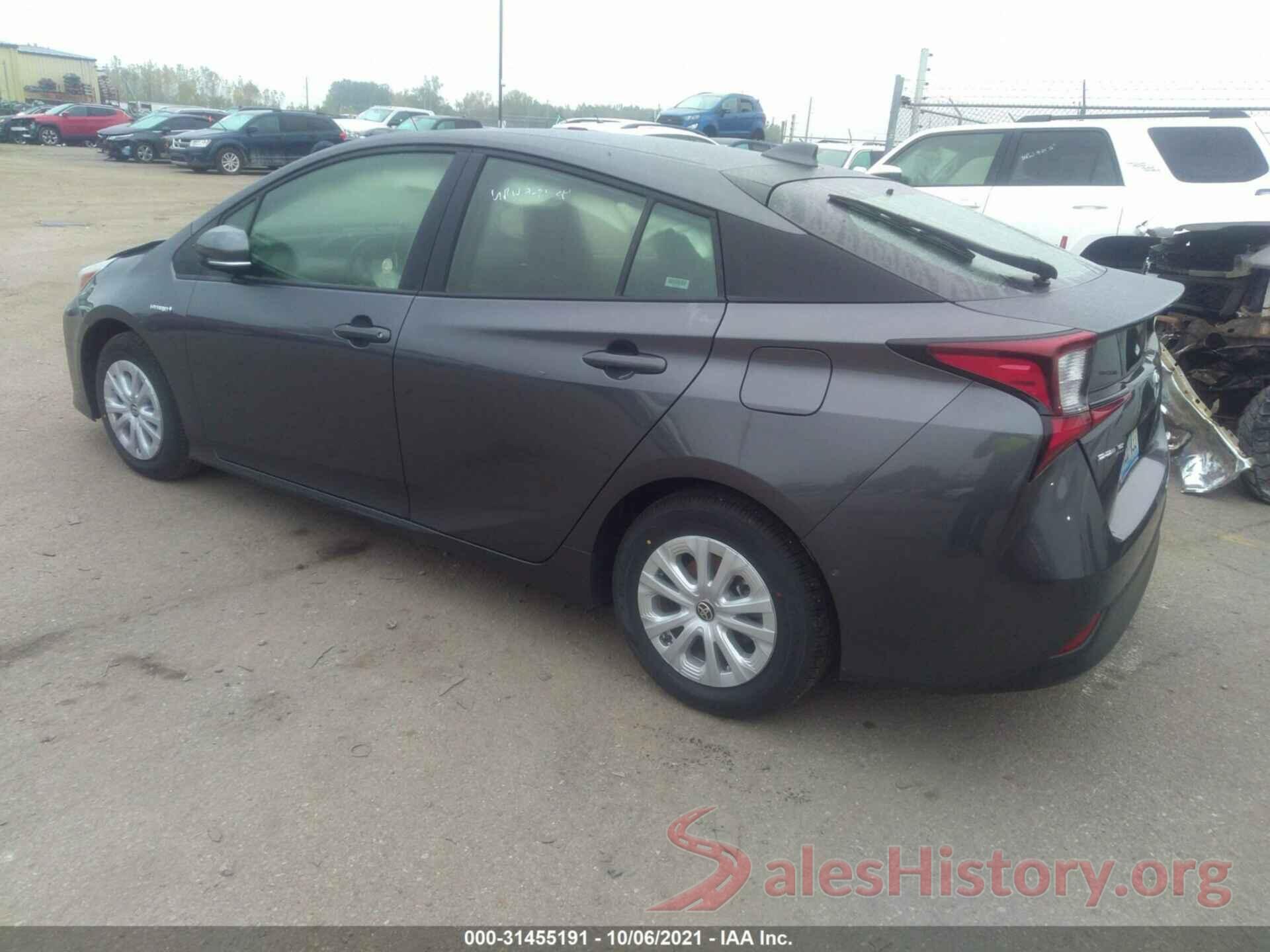 JTDKAMFU7M3149517 2021 TOYOTA PRIUS