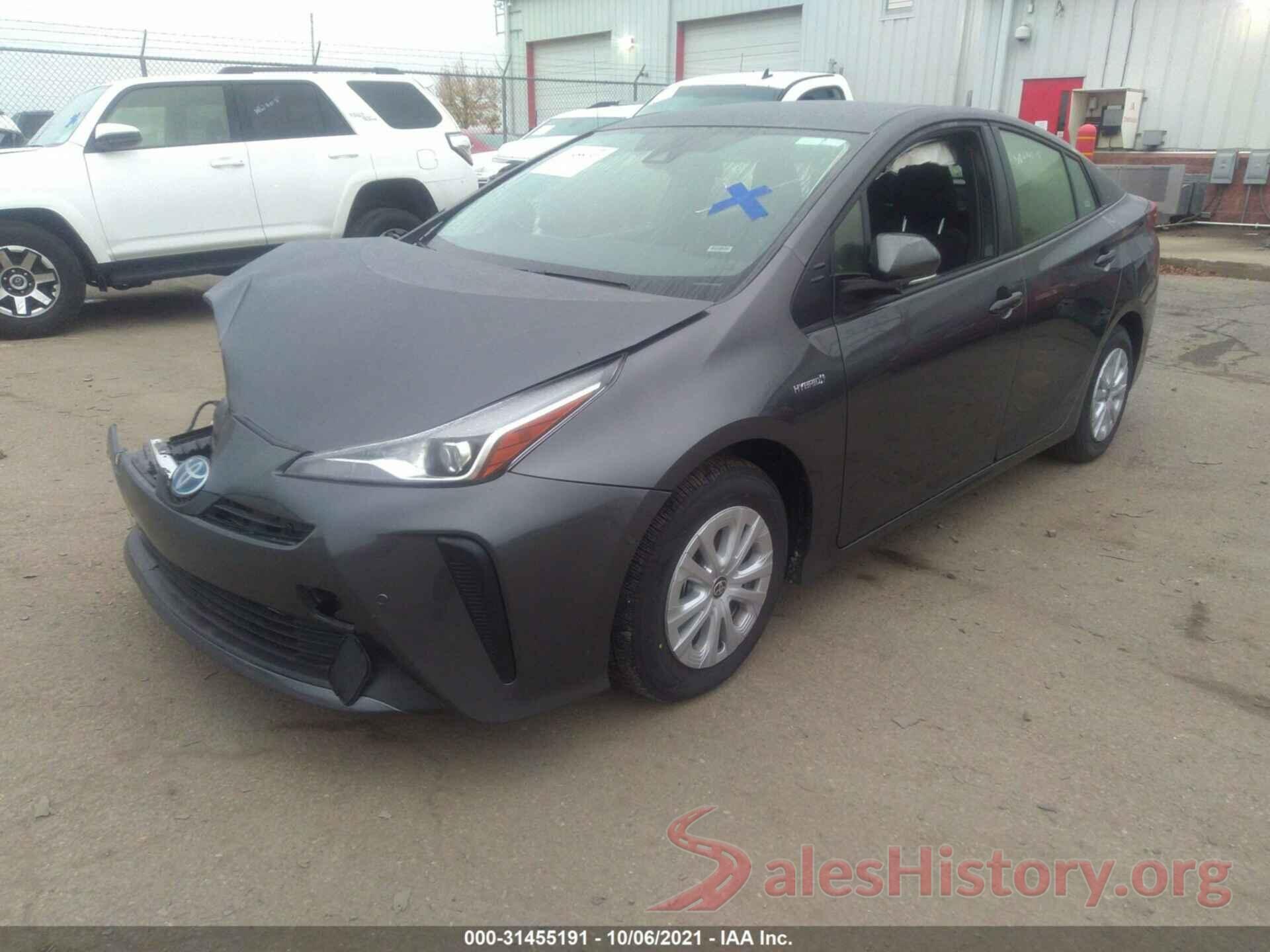 JTDKAMFU7M3149517 2021 TOYOTA PRIUS