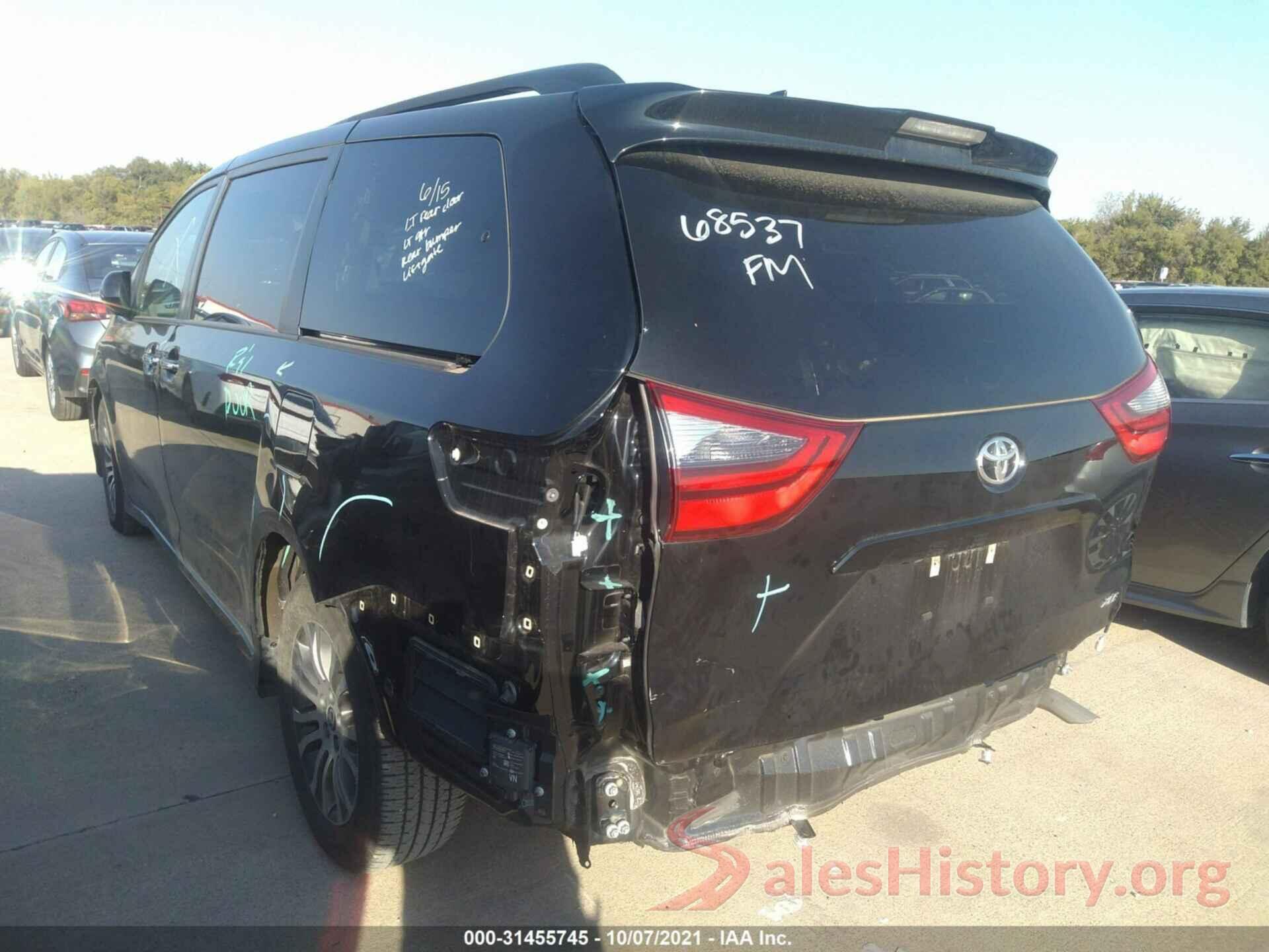 5TDYZ3DC1LS067898 2020 TOYOTA SIENNA