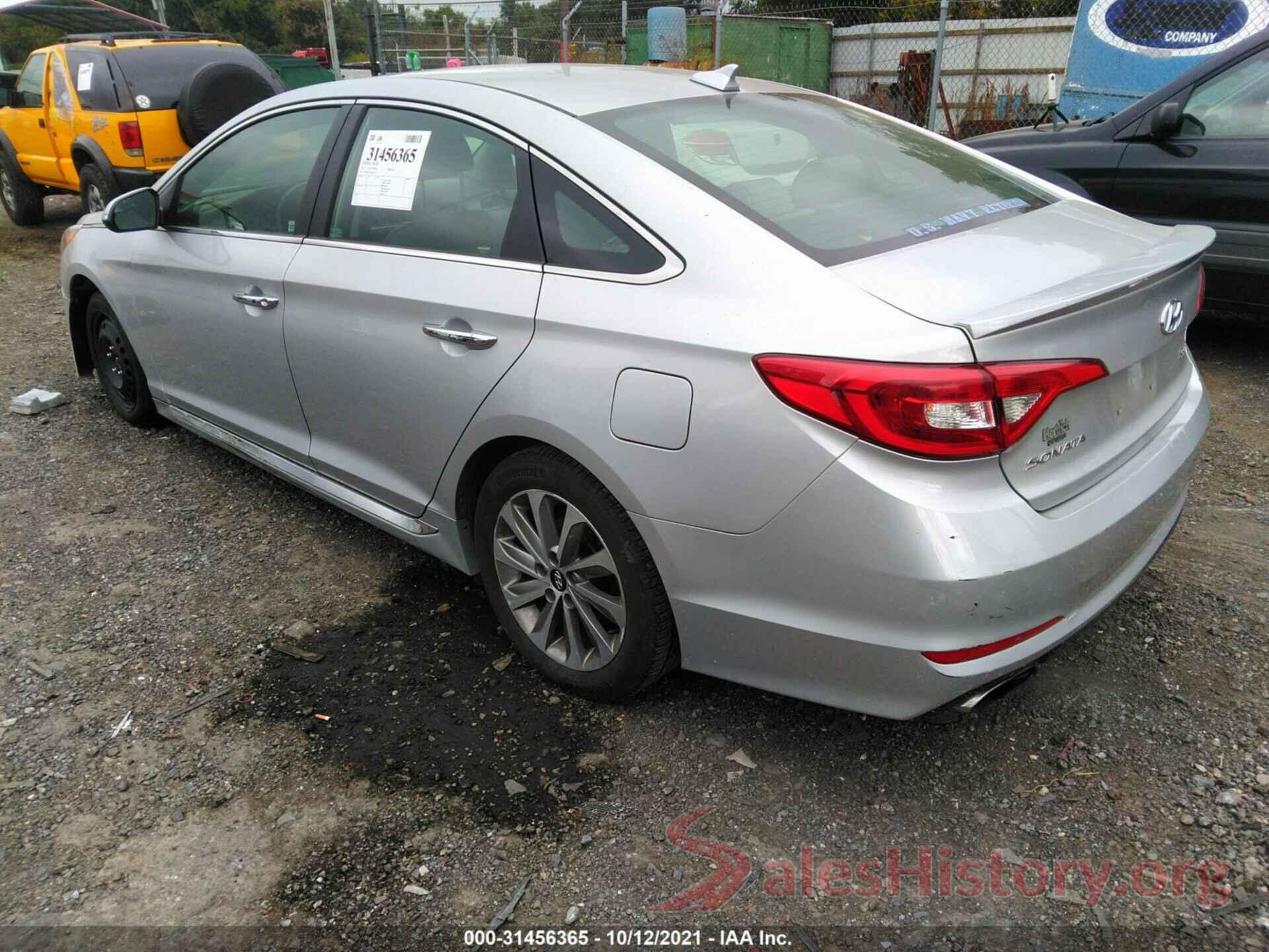 5NPE34AF6HH587407 2017 HYUNDAI SONATA