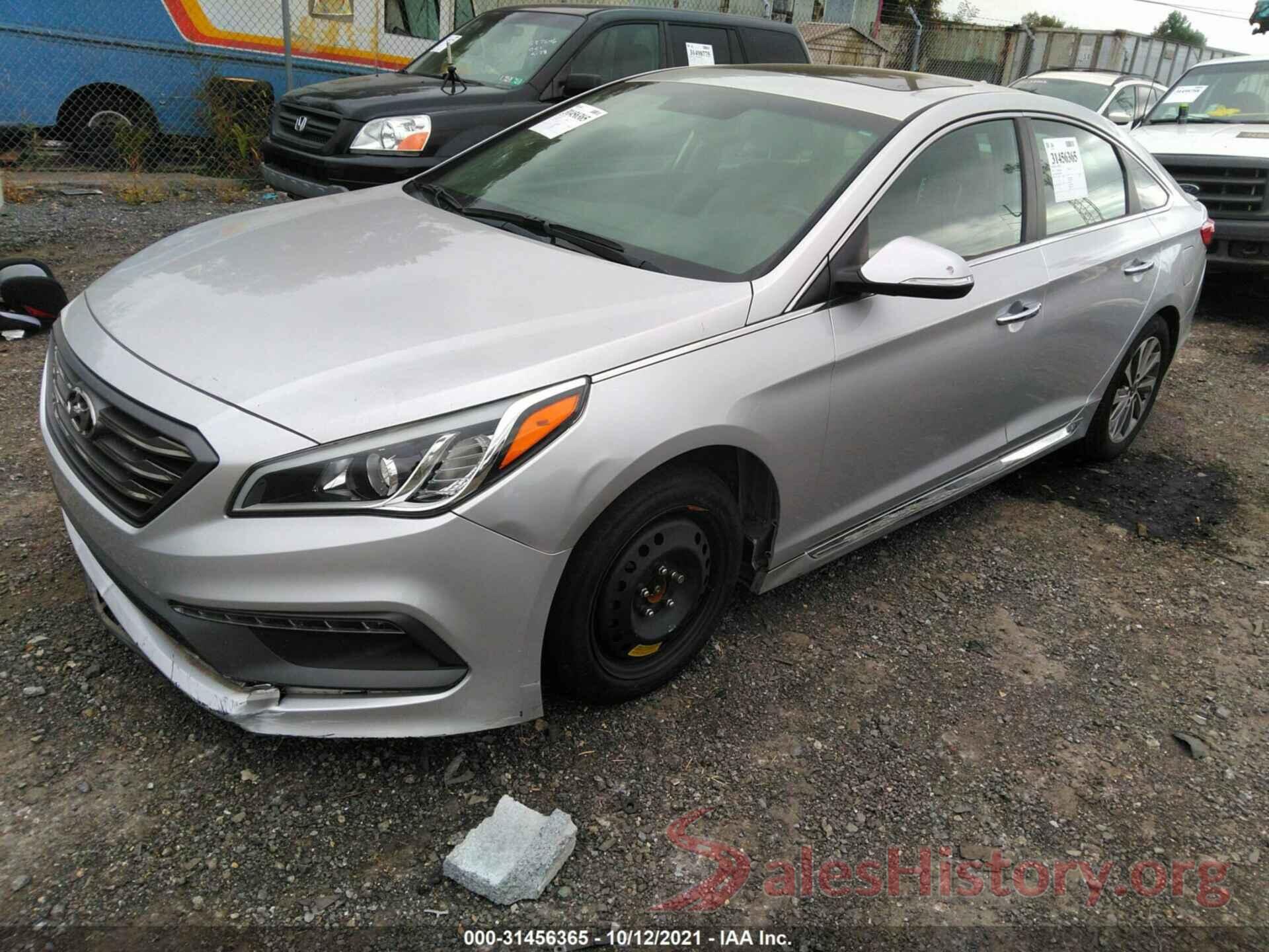 5NPE34AF6HH587407 2017 HYUNDAI SONATA