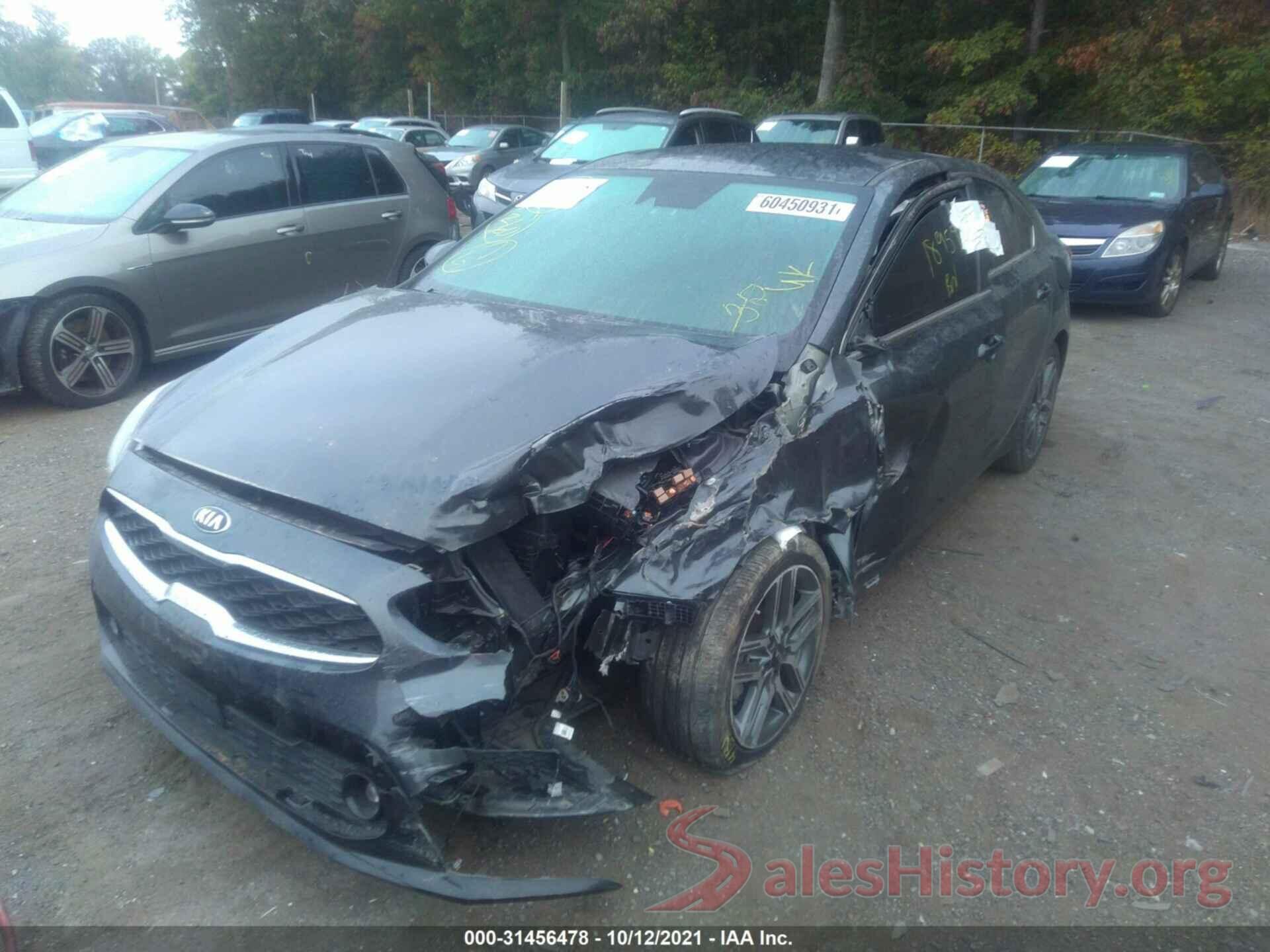 3KPF54AD8LE165598 2020 KIA FORTE