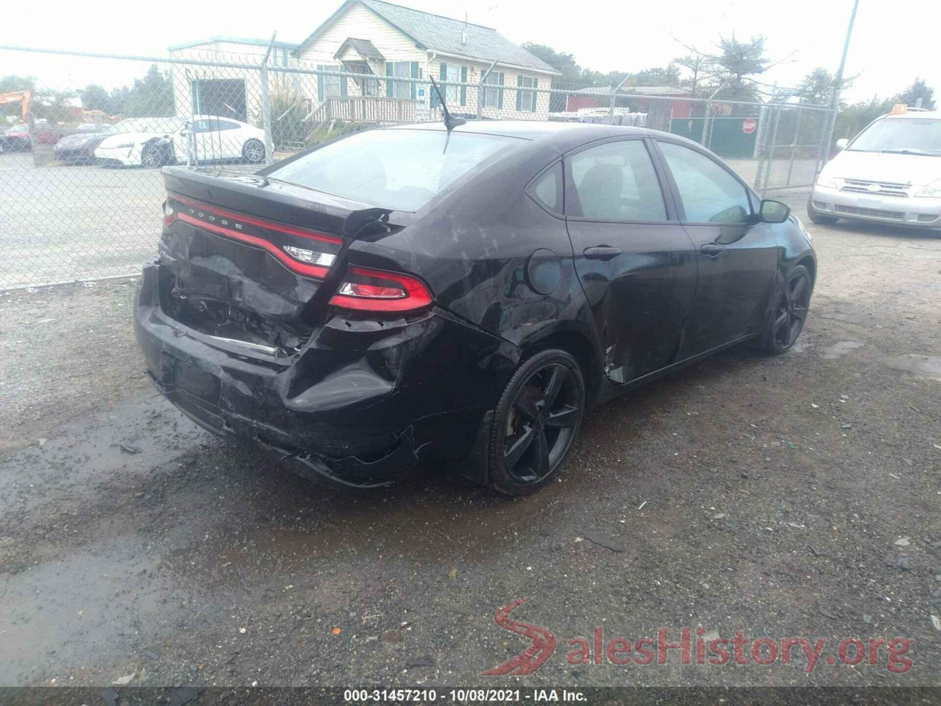 1C3CDFBBXGD585194 2016 DODGE DART