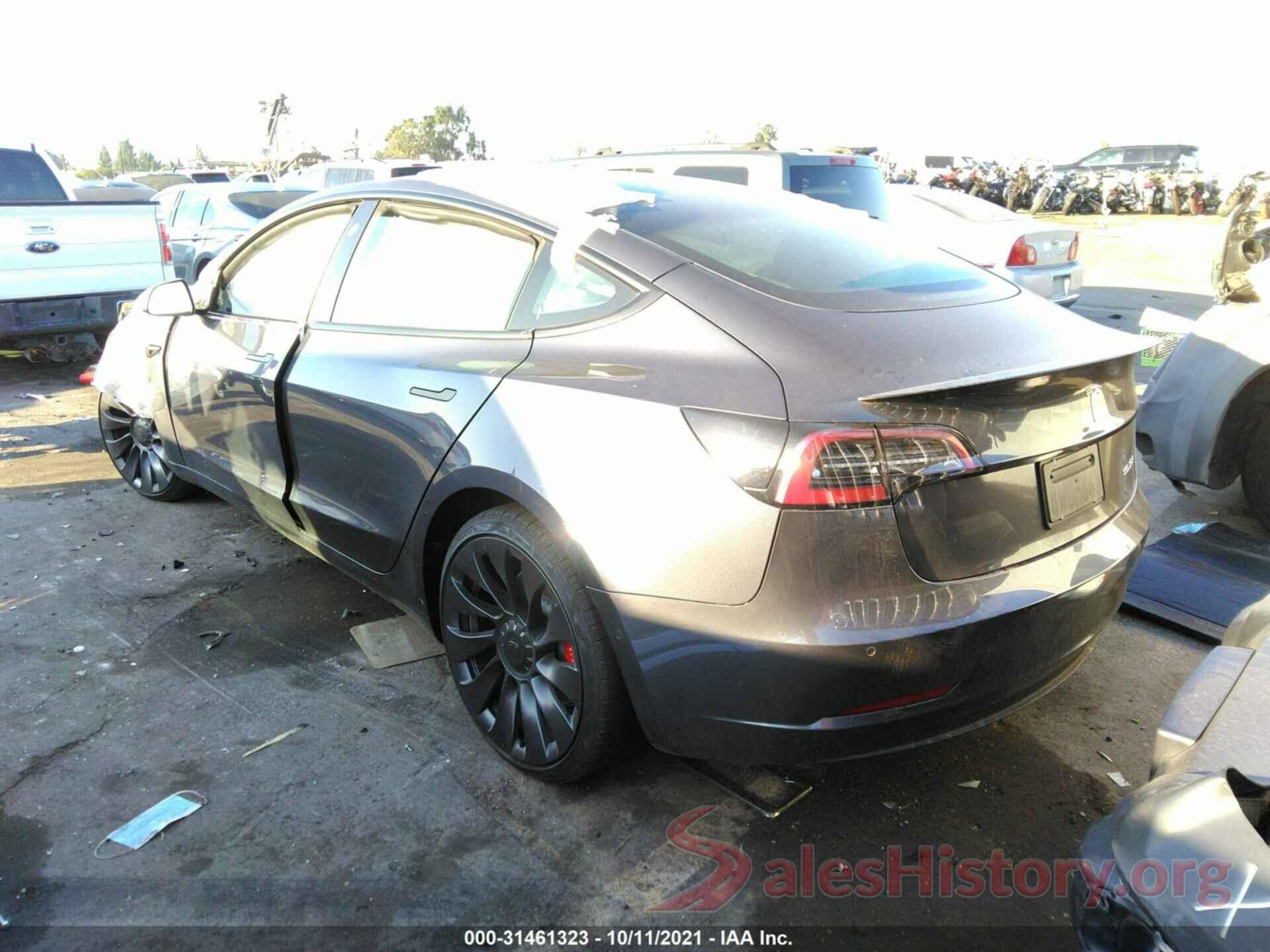 5YJ3E1EC4MF990567 2021 TESLA MODEL 3