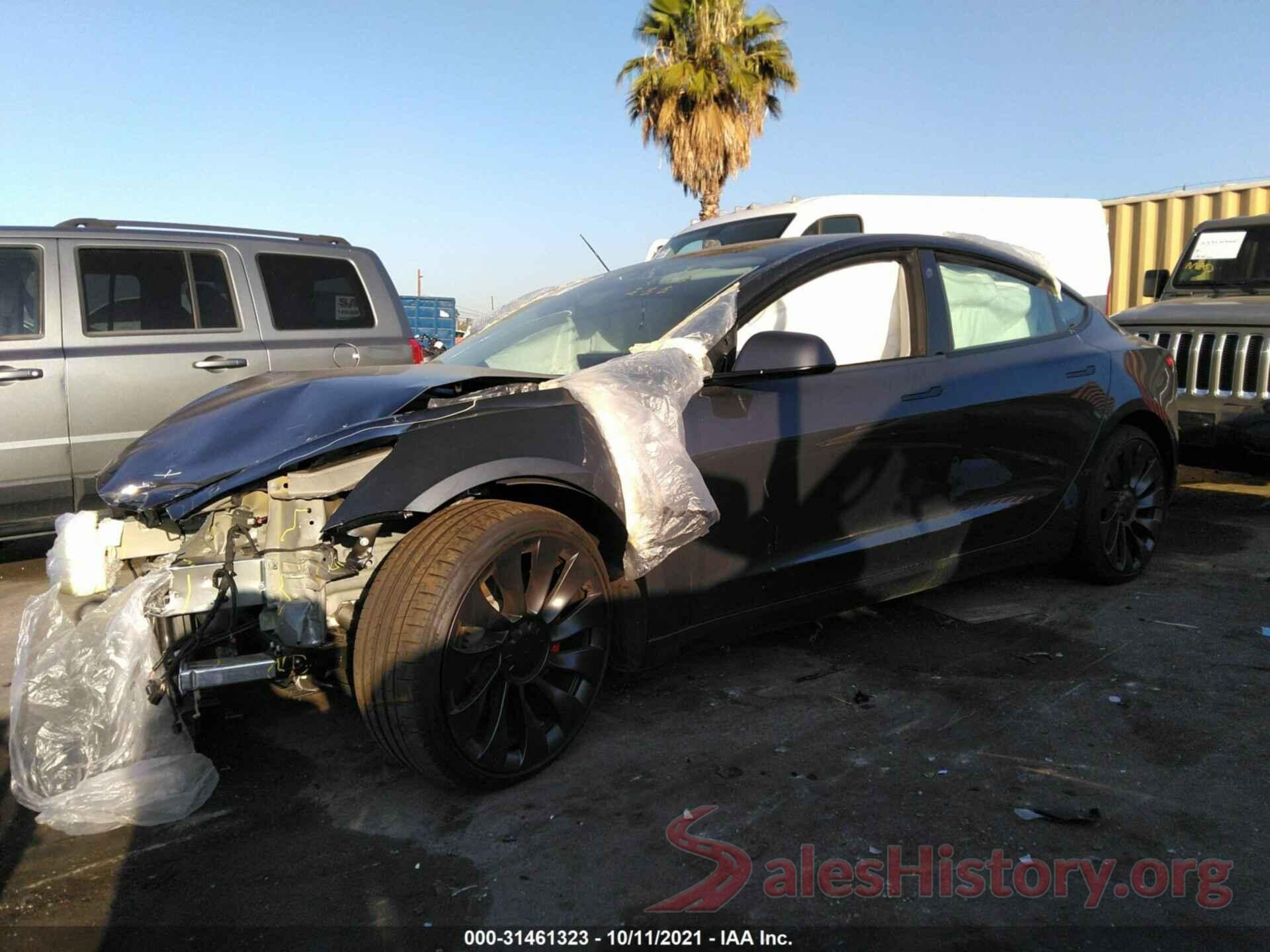 5YJ3E1EC4MF990567 2021 TESLA MODEL 3