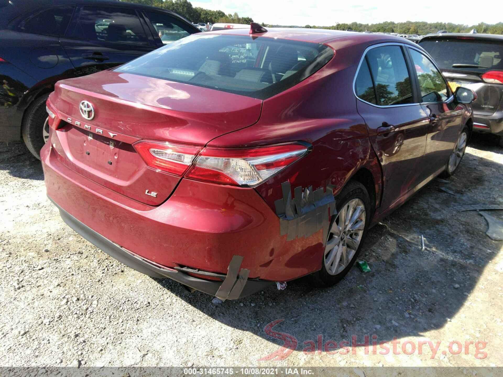 4T1B11HK4KU258675 2019 TOYOTA CAMRY