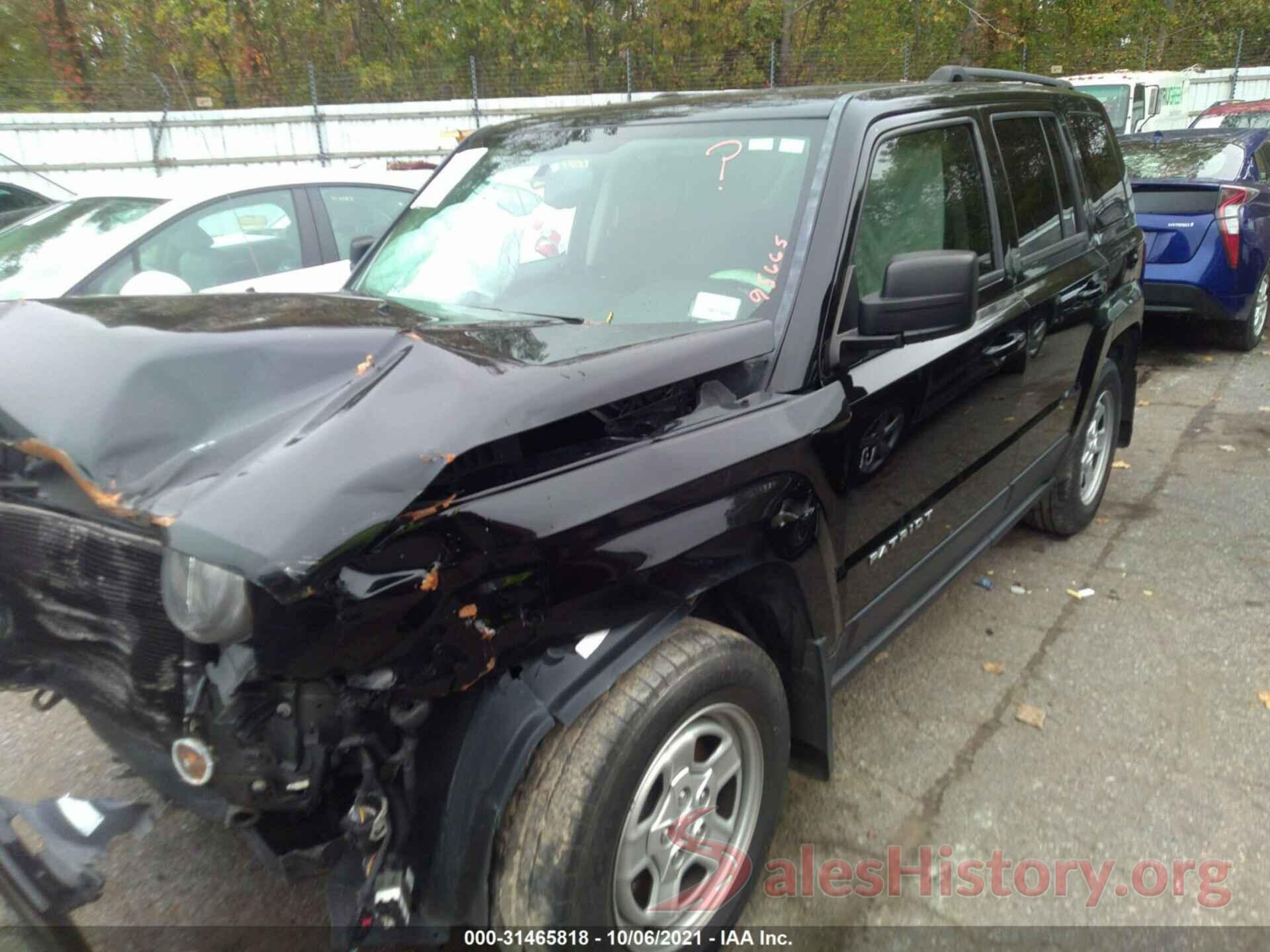 1C4NJPBB0GD548030 2016 JEEP PATRIOT