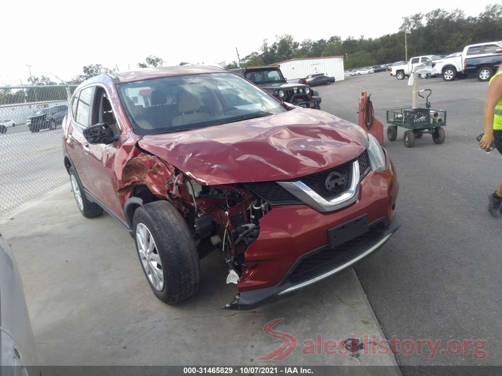 KNMAT2MT5GP626933 2016 NISSAN ROGUE