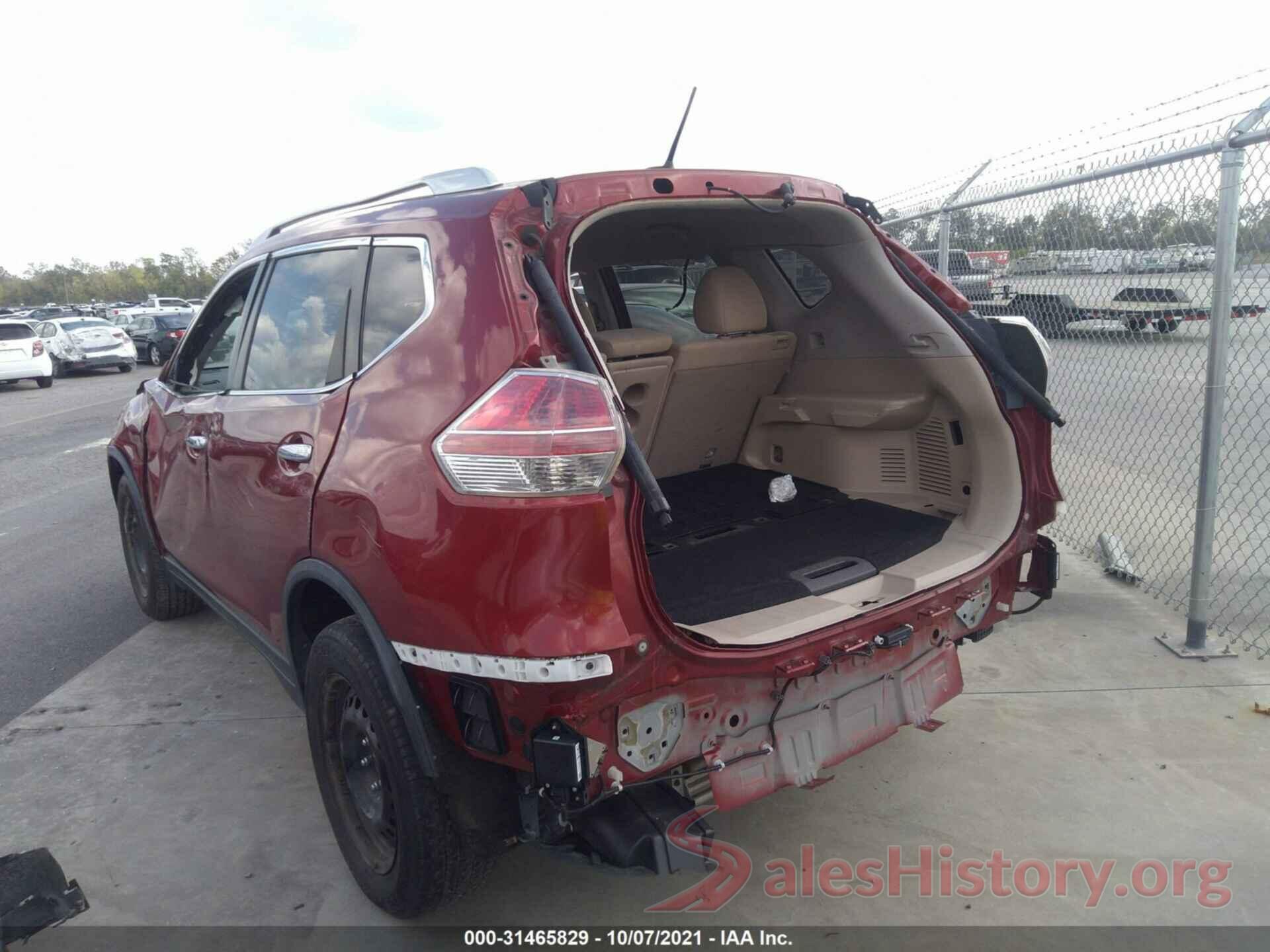 KNMAT2MT5GP626933 2016 NISSAN ROGUE