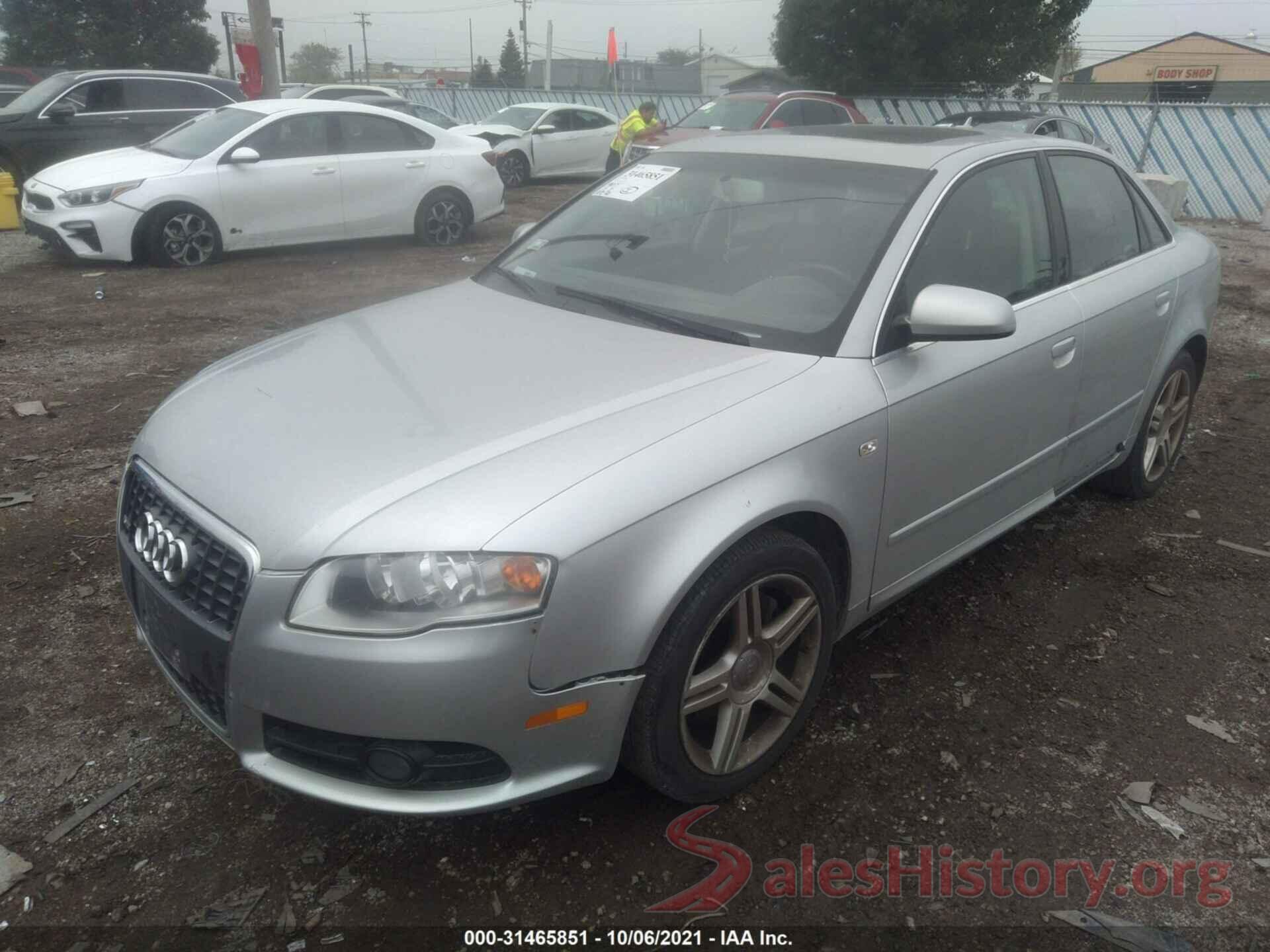 3KPC24A62LE107287 2008 AUDI A4