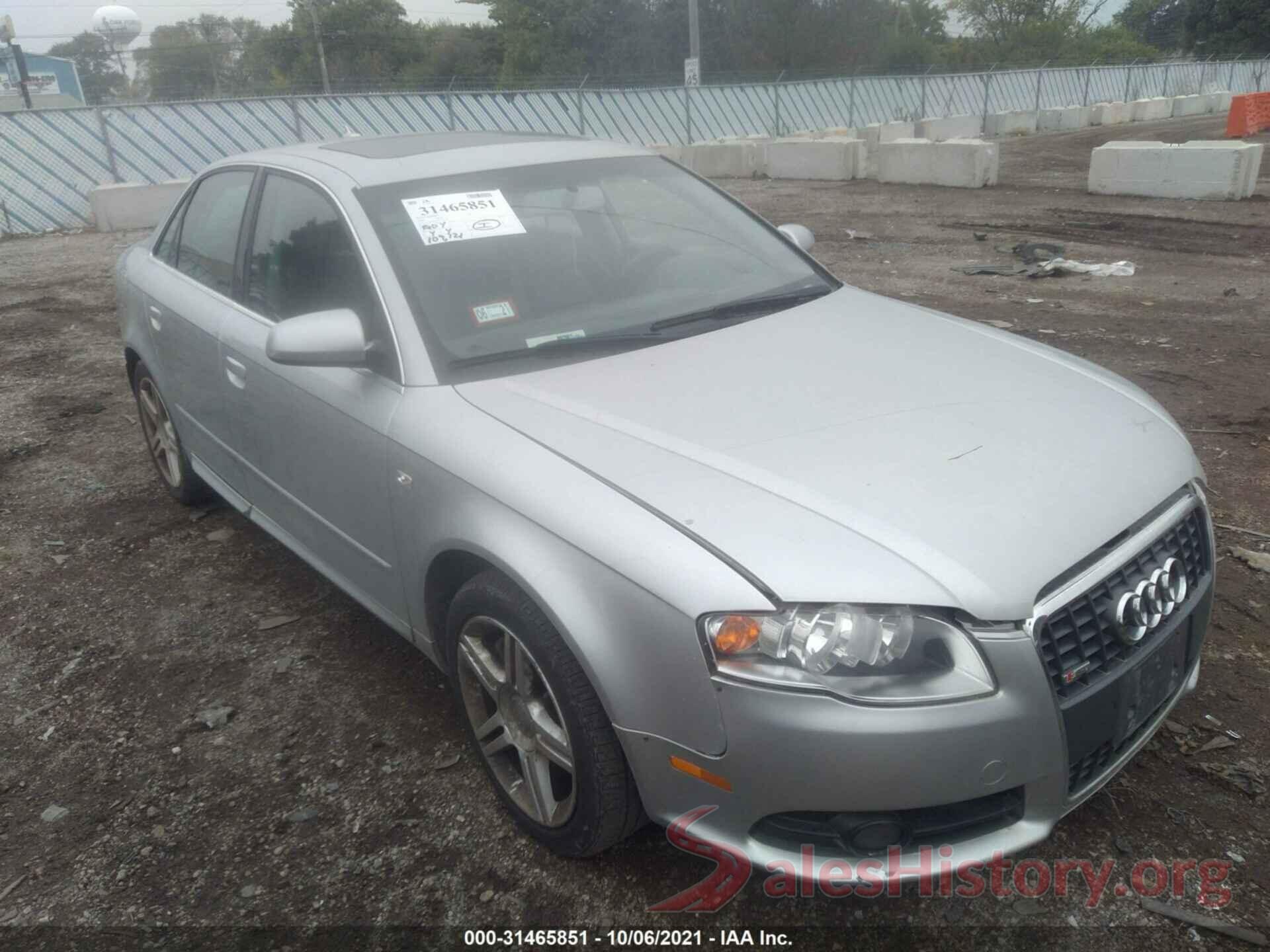 3KPC24A62LE107287 2008 AUDI A4