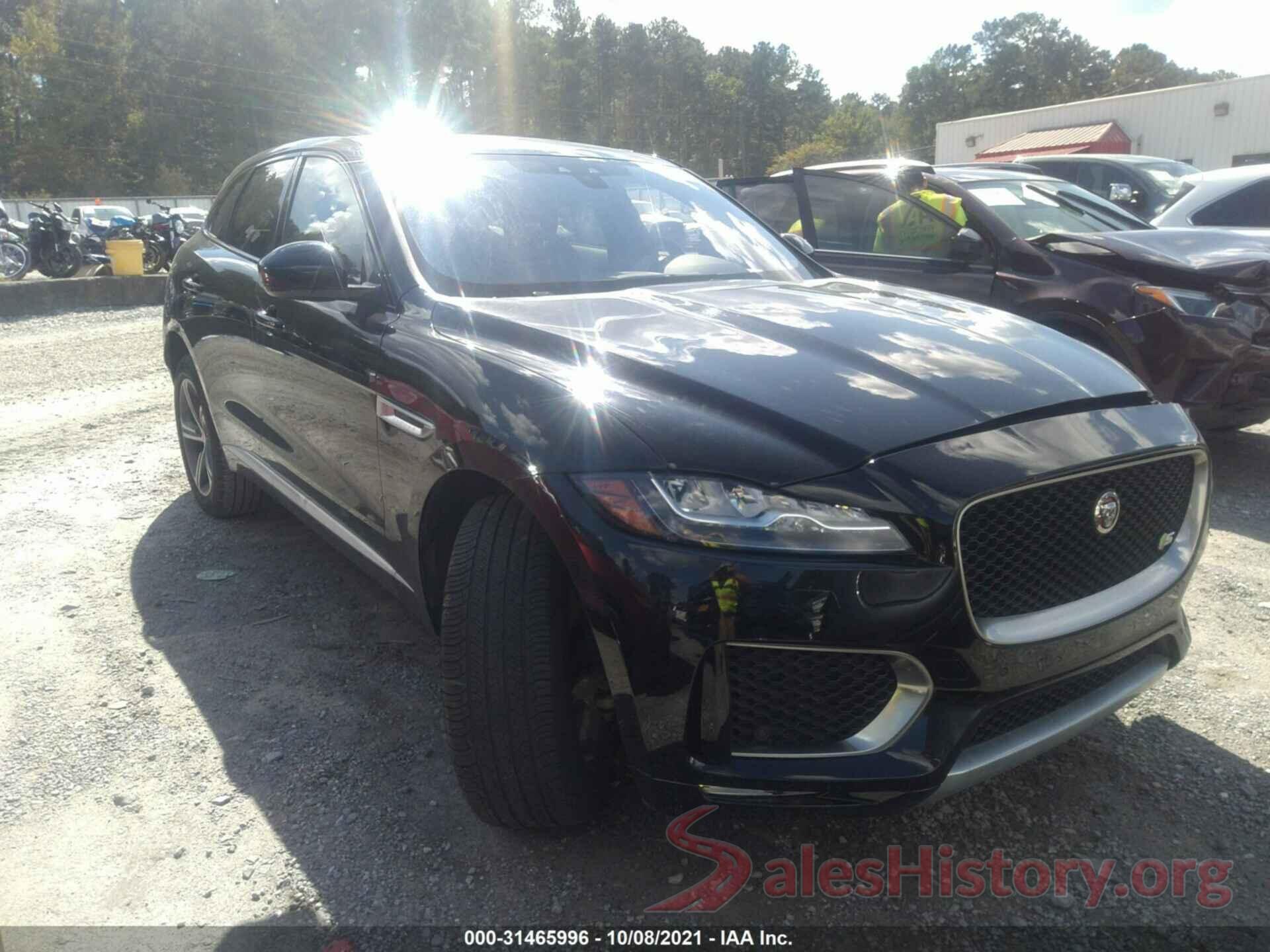 SADCM2FV5LA641227 2020 JAGUAR F-PACE