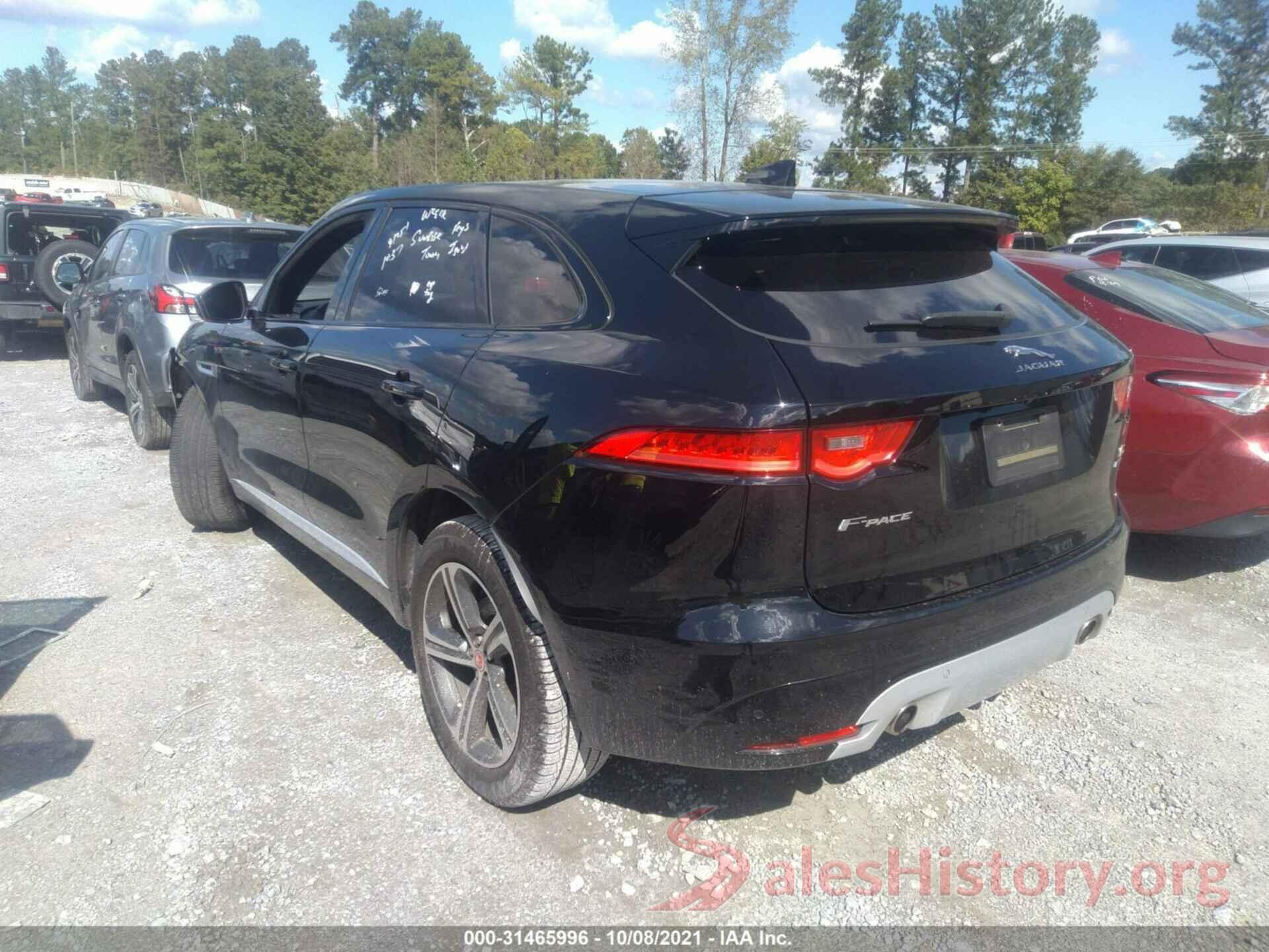 SADCM2FV5LA641227 2020 JAGUAR F-PACE