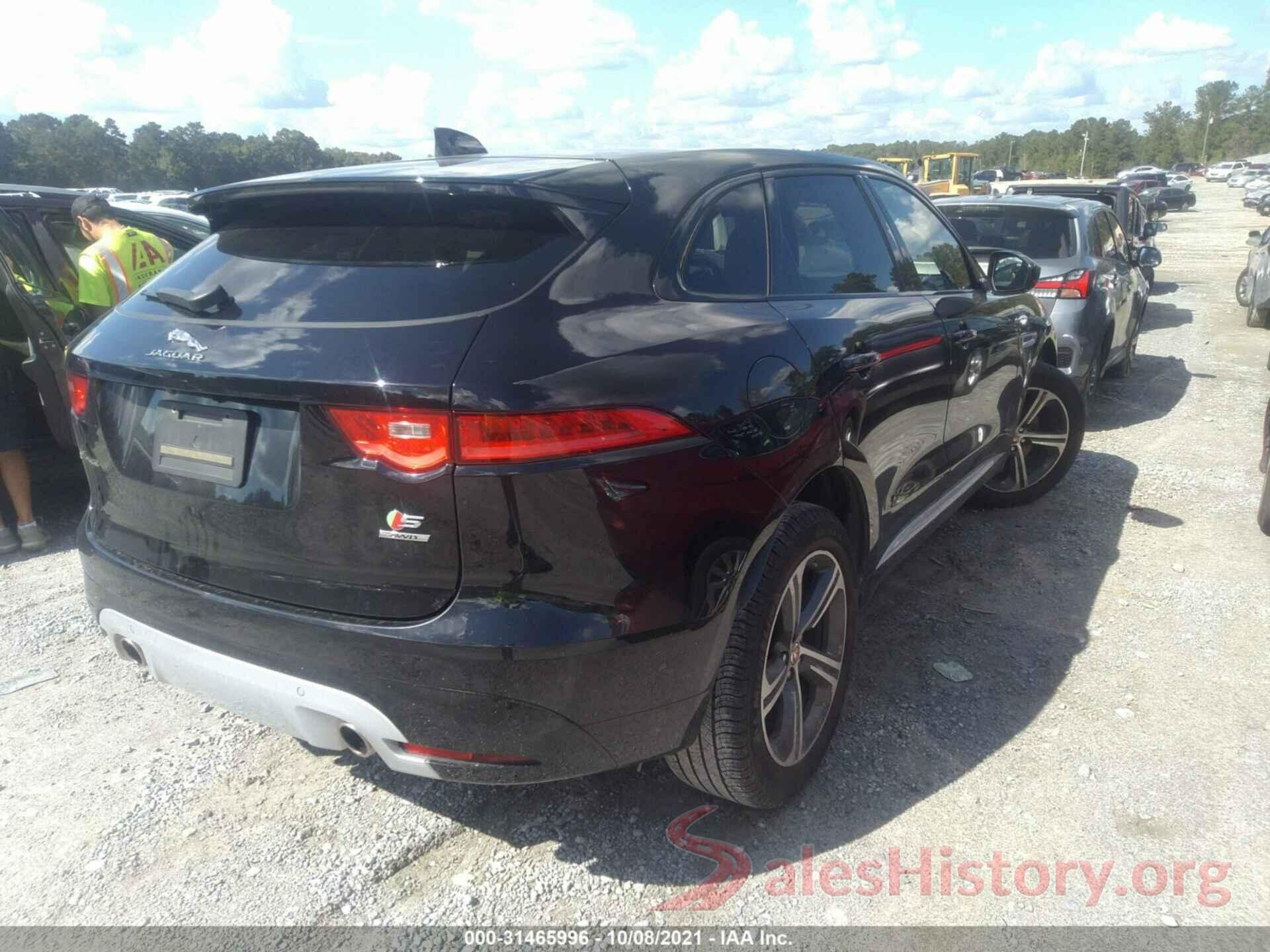 SADCM2FV5LA641227 2020 JAGUAR F-PACE