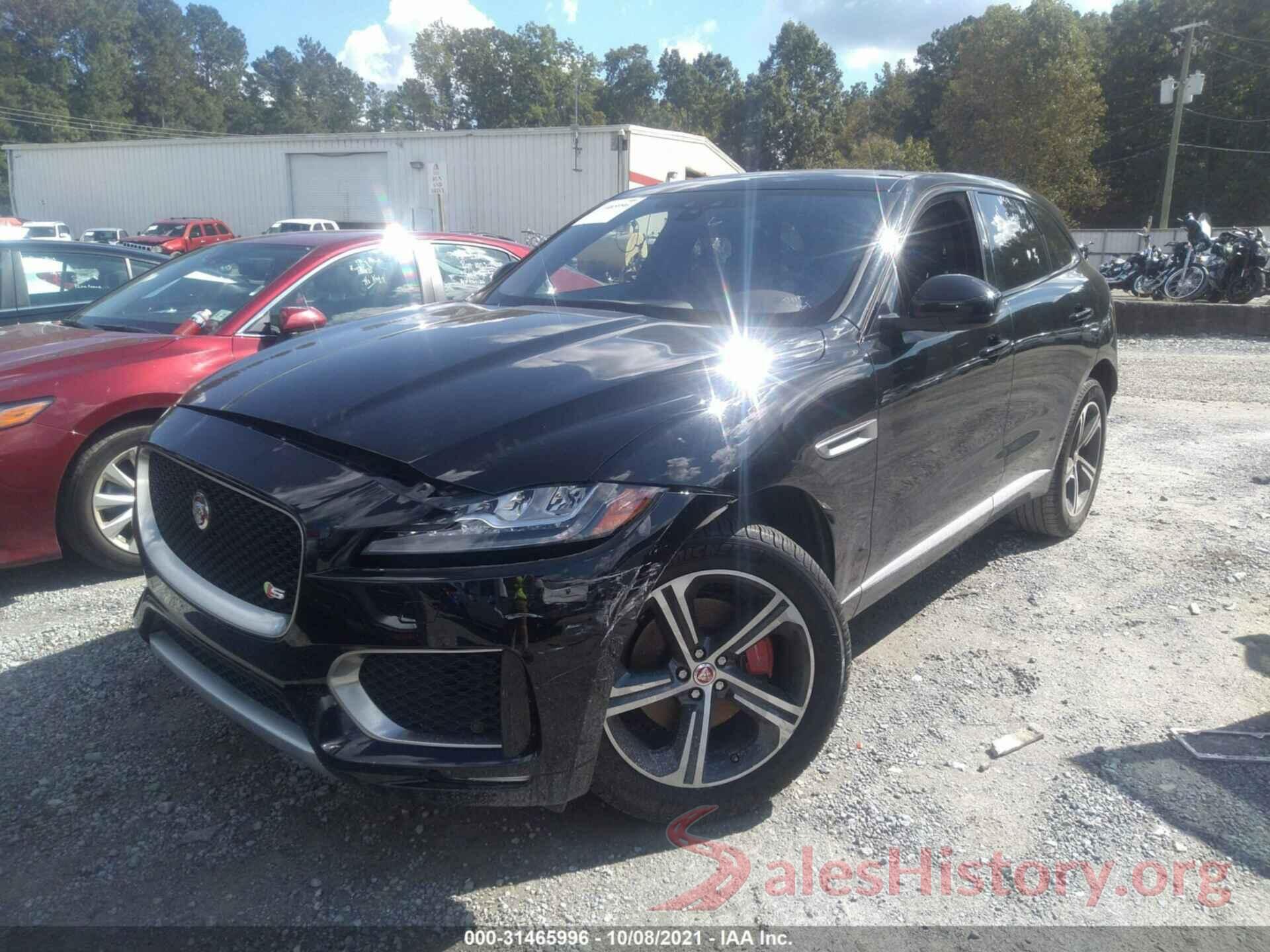 SADCM2FV5LA641227 2020 JAGUAR F-PACE