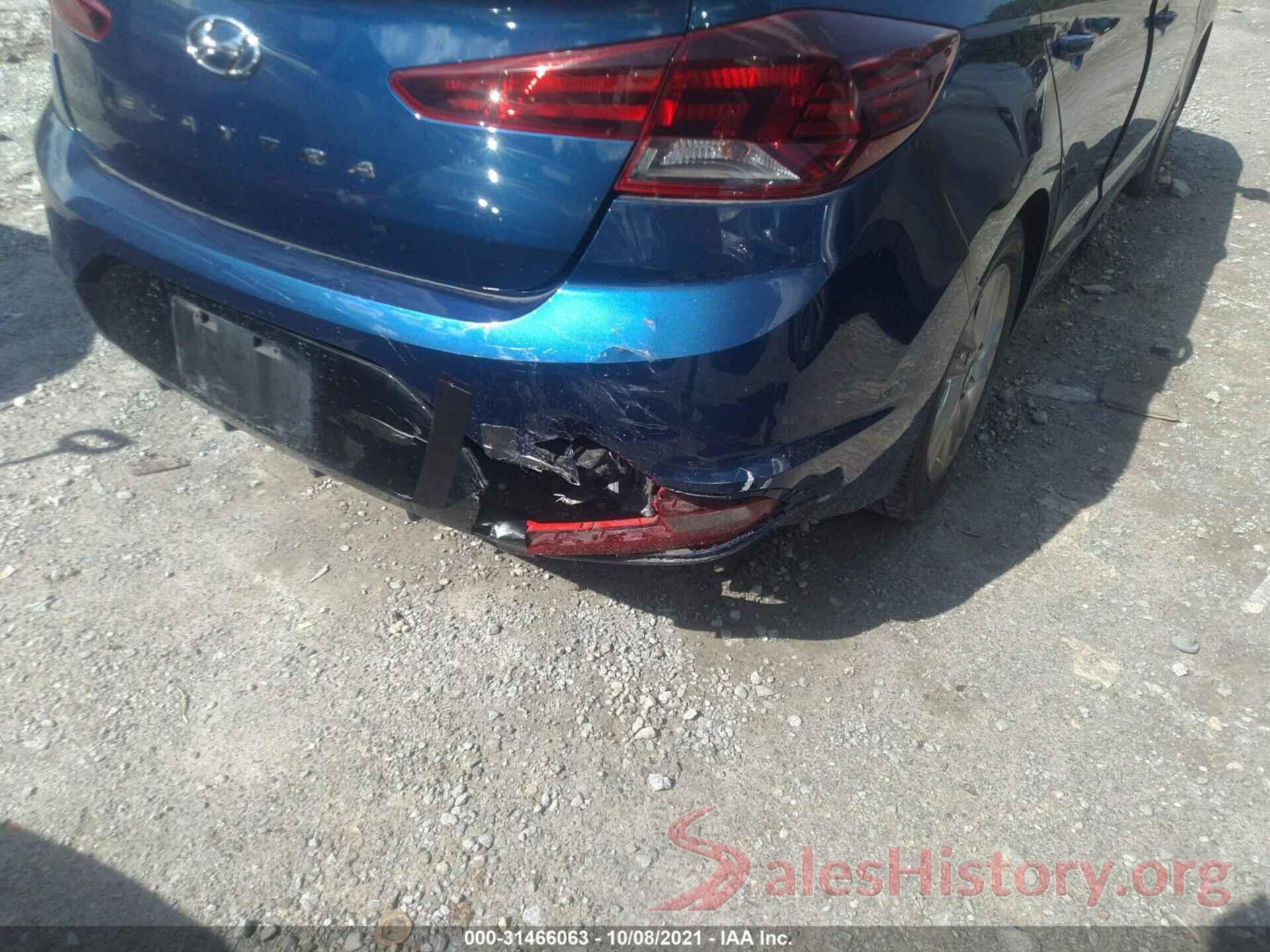 5NPD84LF4KH470040 2019 HYUNDAI ELANTRA