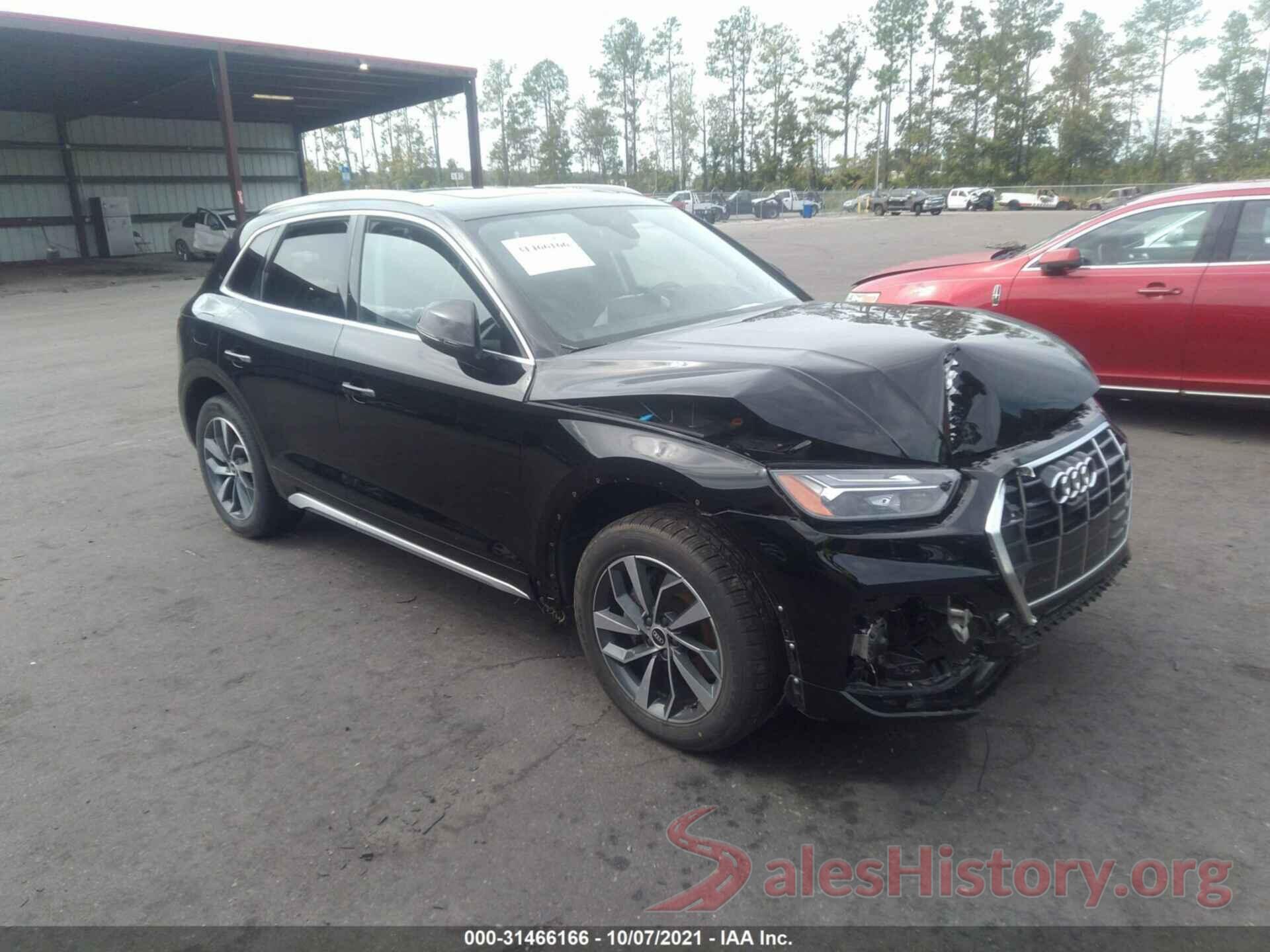 WA1BAAFY9M2013410 2021 AUDI Q5