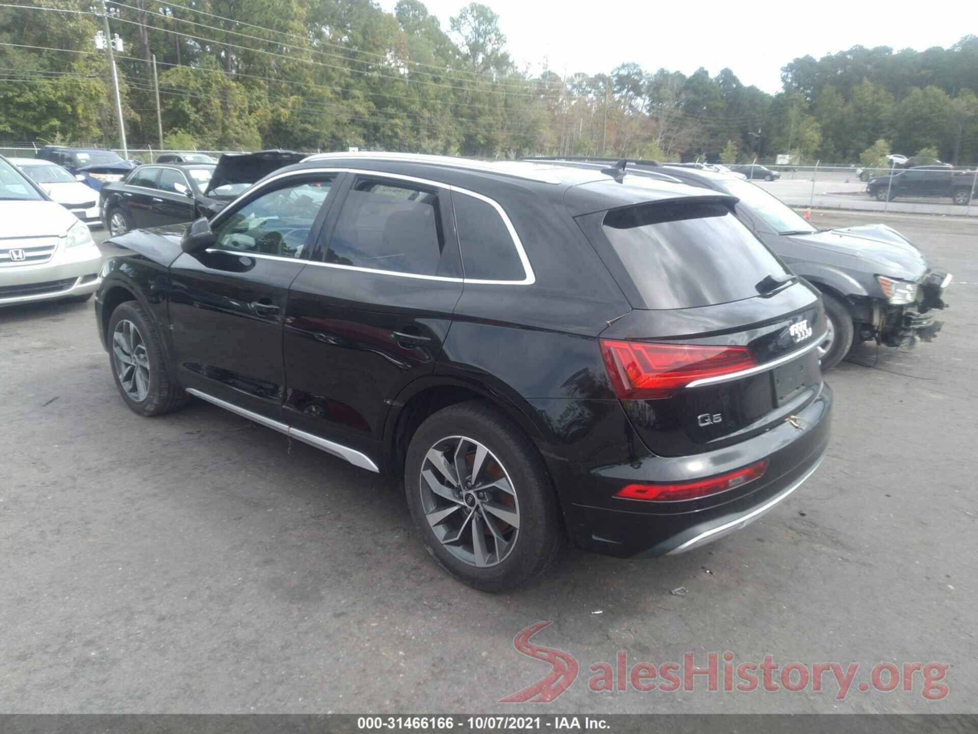 WA1BAAFY9M2013410 2021 AUDI Q5