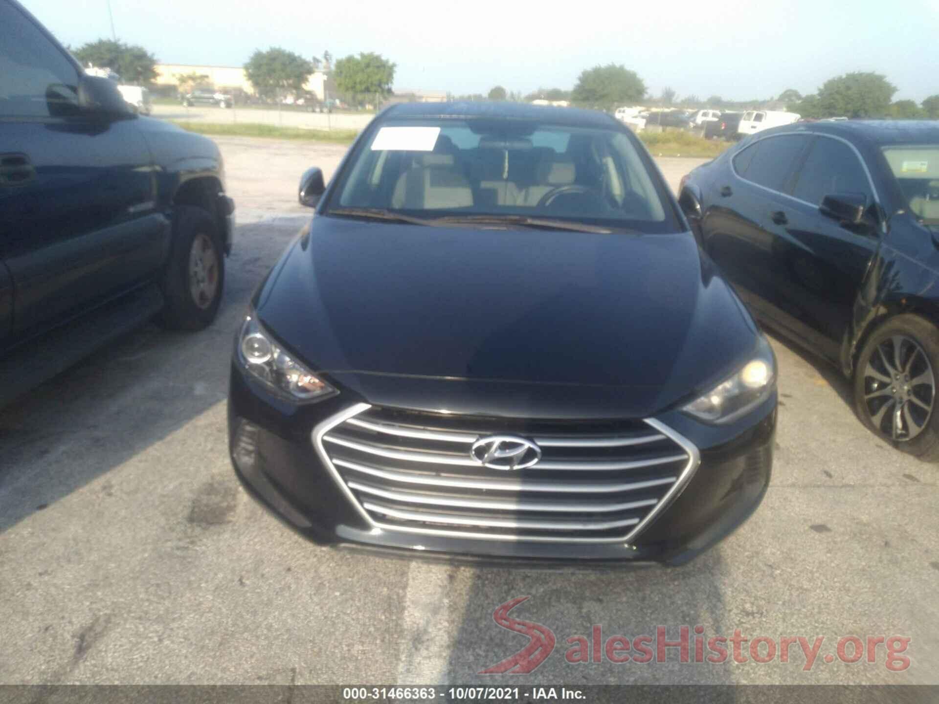 5NPD74LF4JH355343 2018 HYUNDAI ELANTRA