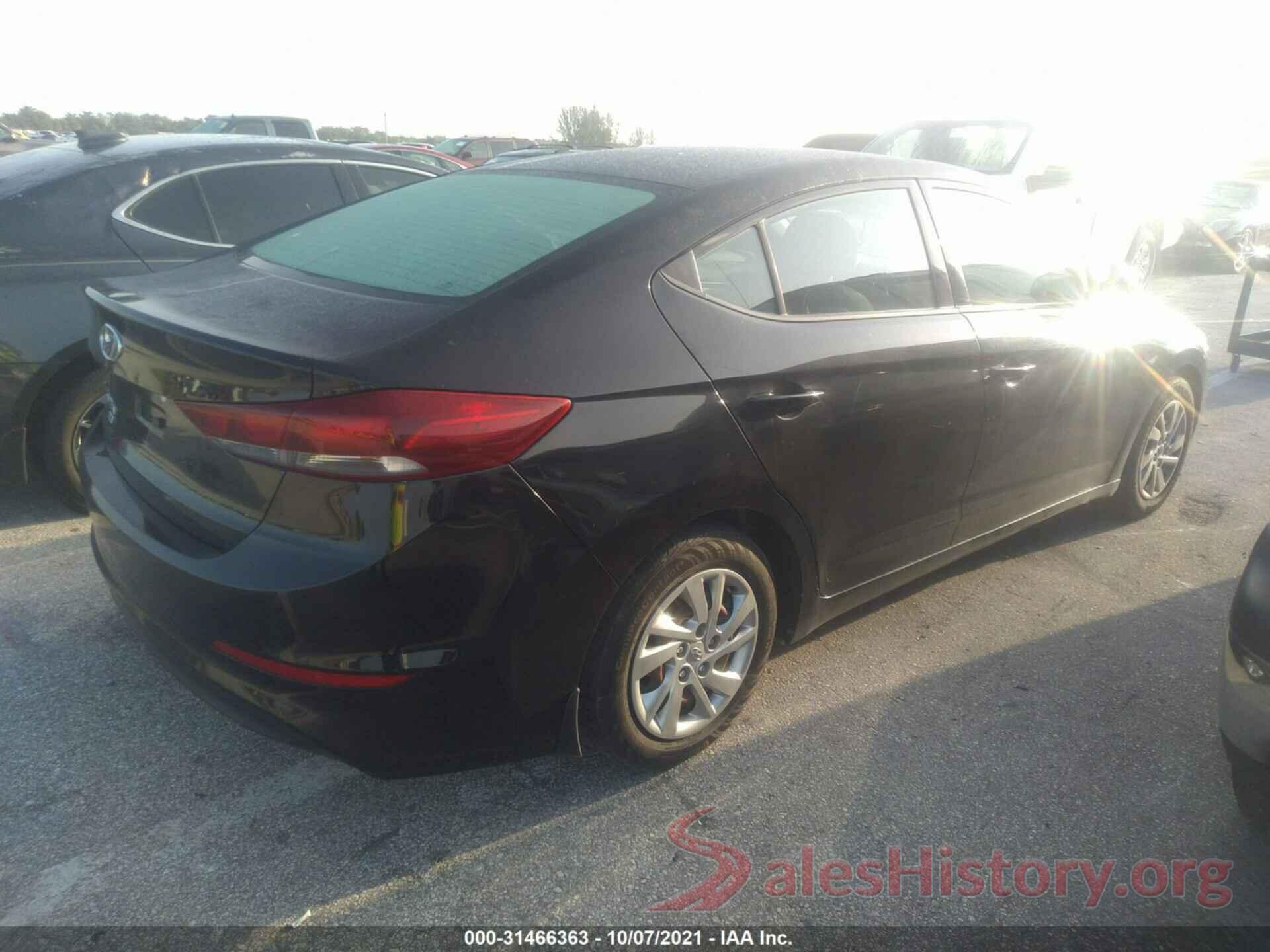 5NPD74LF4JH355343 2018 HYUNDAI ELANTRA