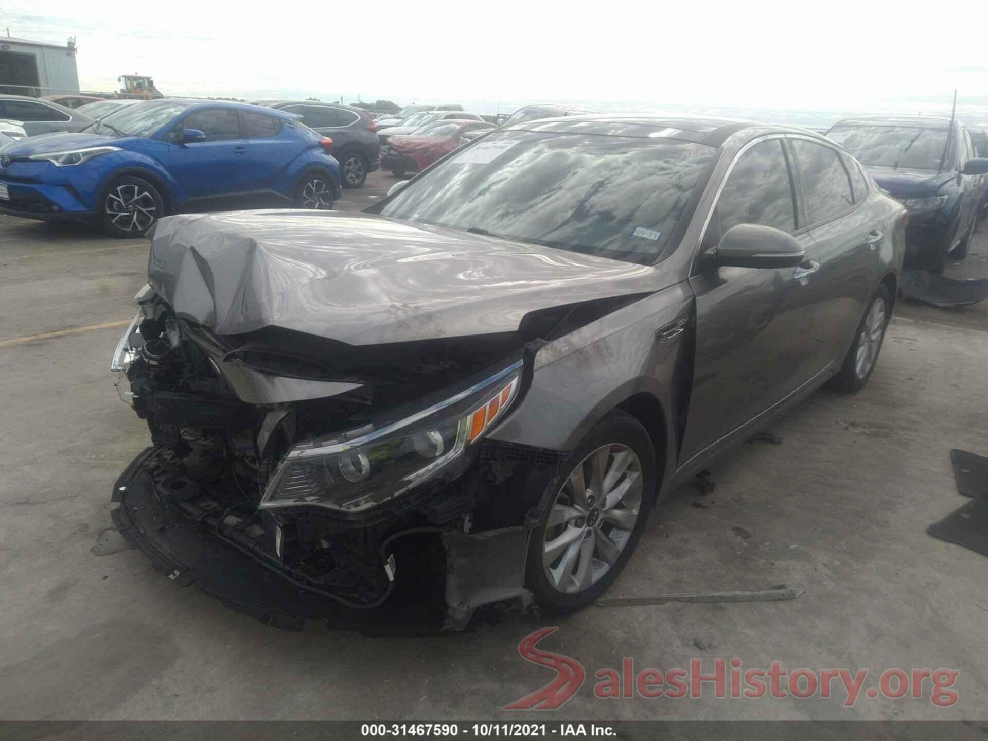 5XXGU4L36GG004918 2016 KIA OPTIMA