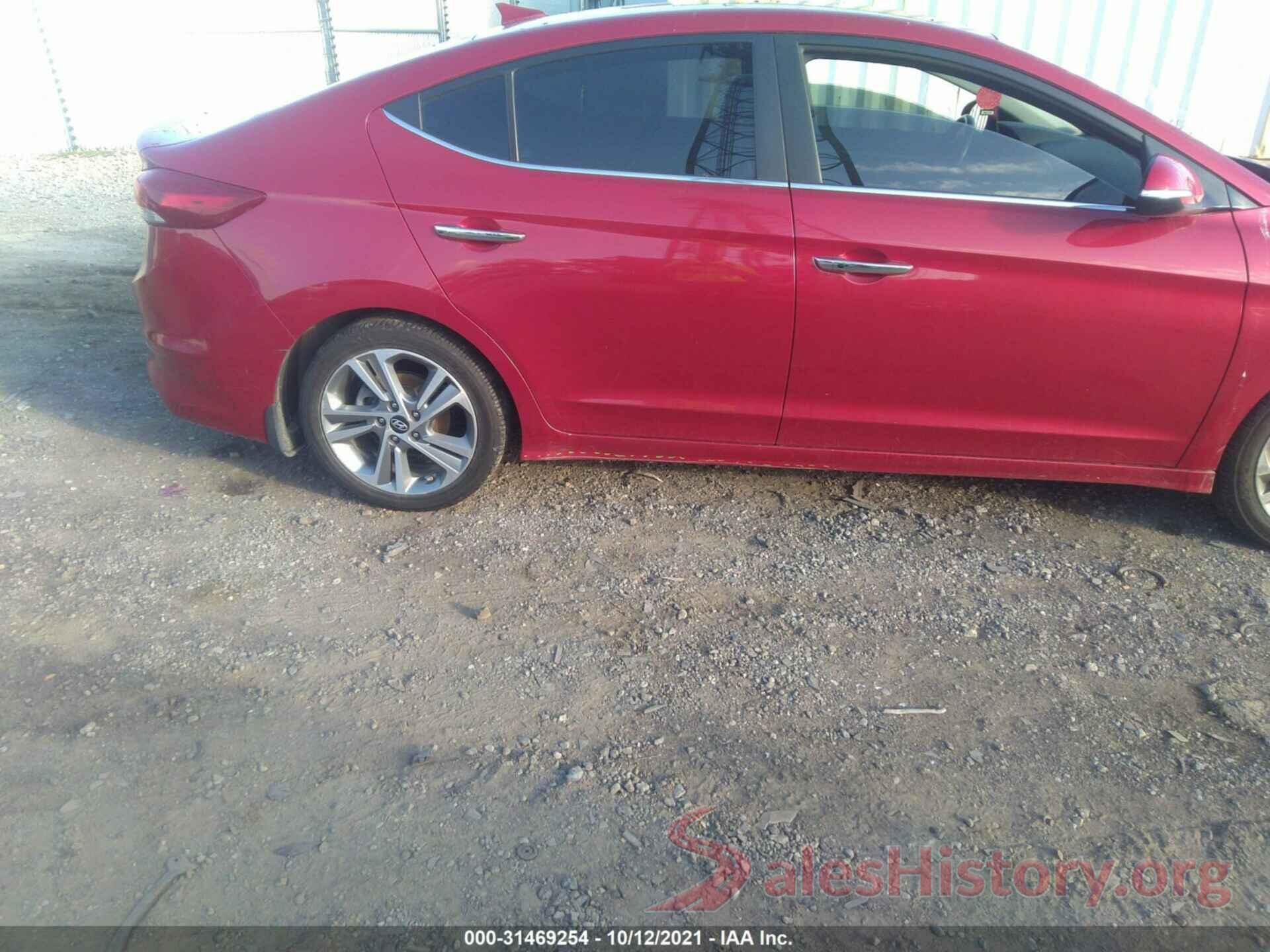 KMHD84LF1HU282070 2017 HYUNDAI ELANTRA