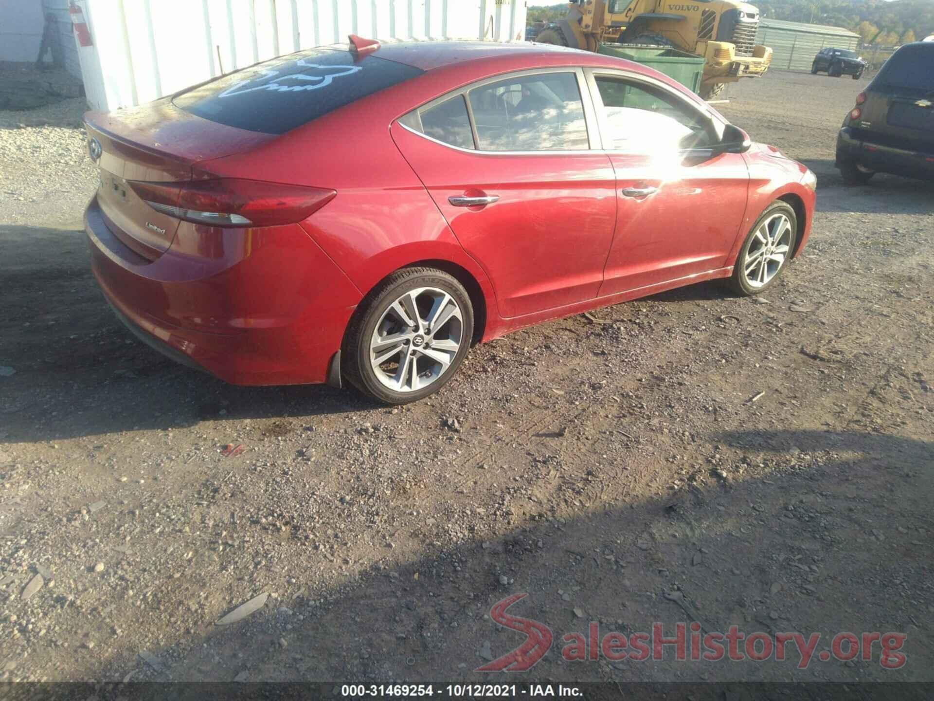 KMHD84LF1HU282070 2017 HYUNDAI ELANTRA