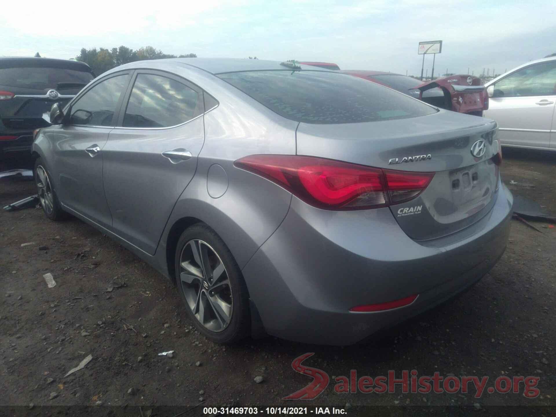 5NPDH4AE6GH662724 2016 HYUNDAI ELANTRA