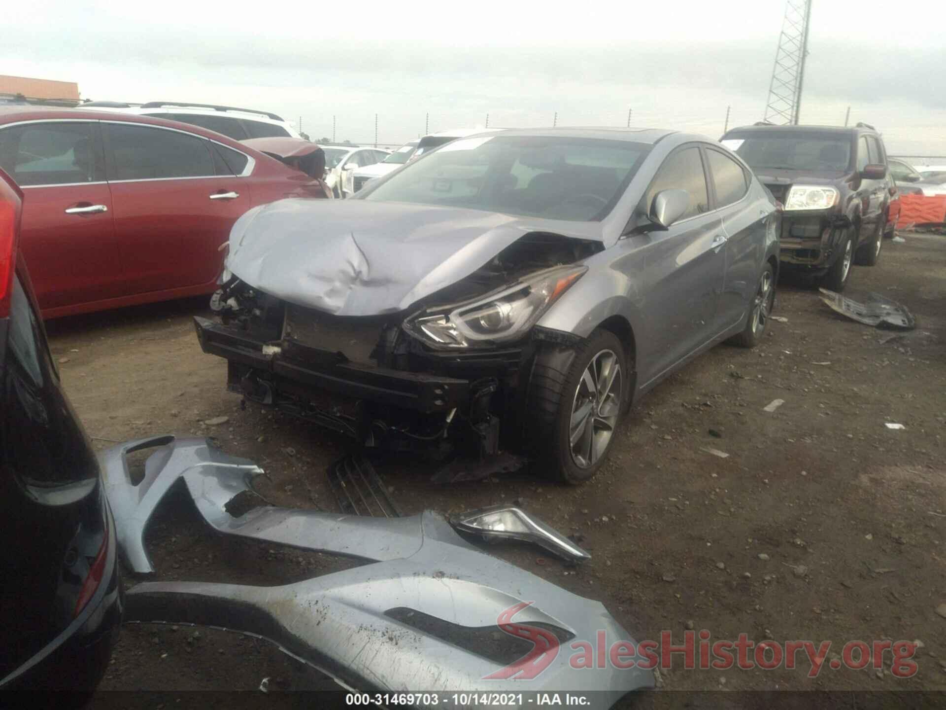 5NPDH4AE6GH662724 2016 HYUNDAI ELANTRA