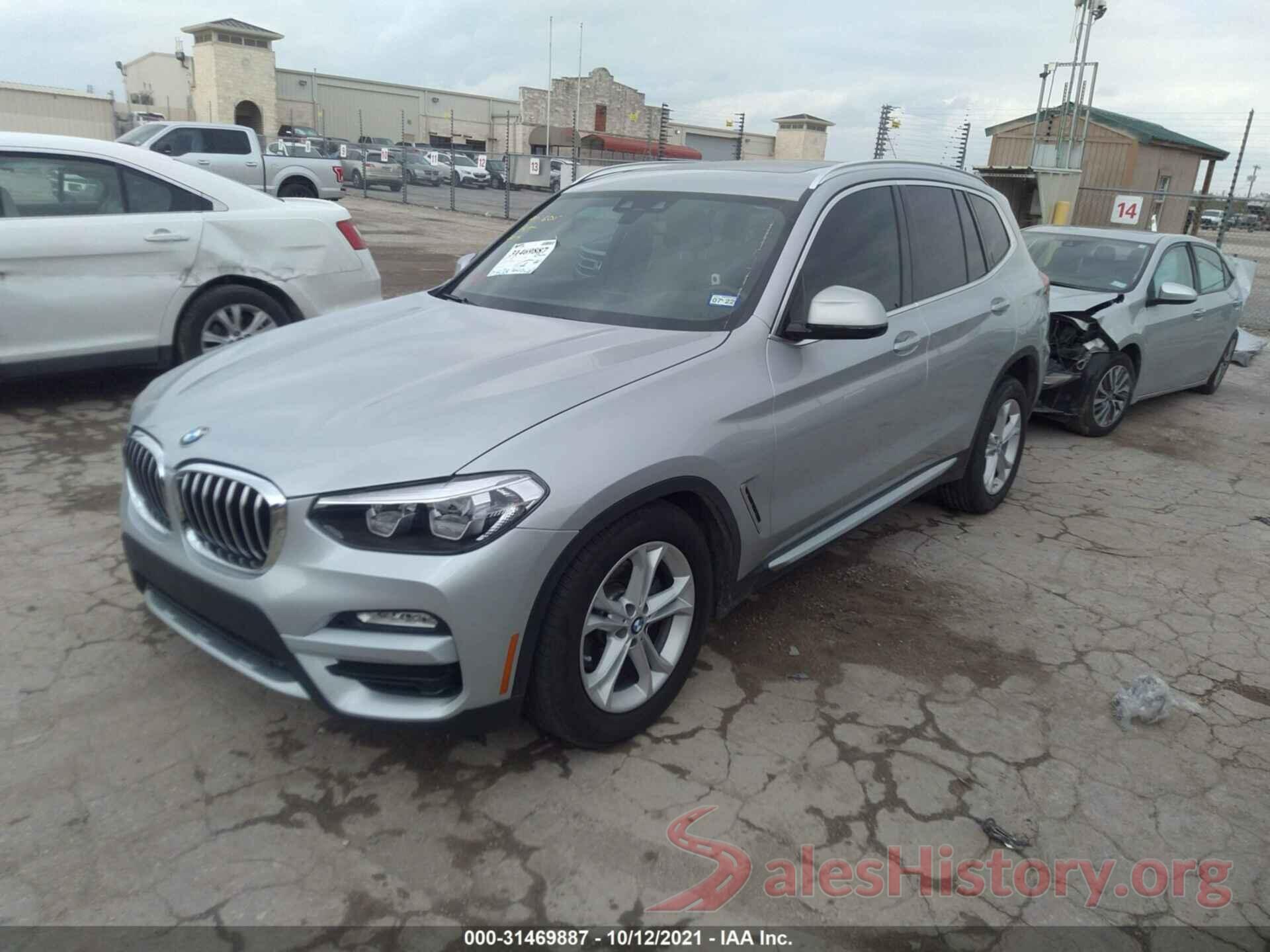 5UXTR7C55KLR44170 2019 BMW X3