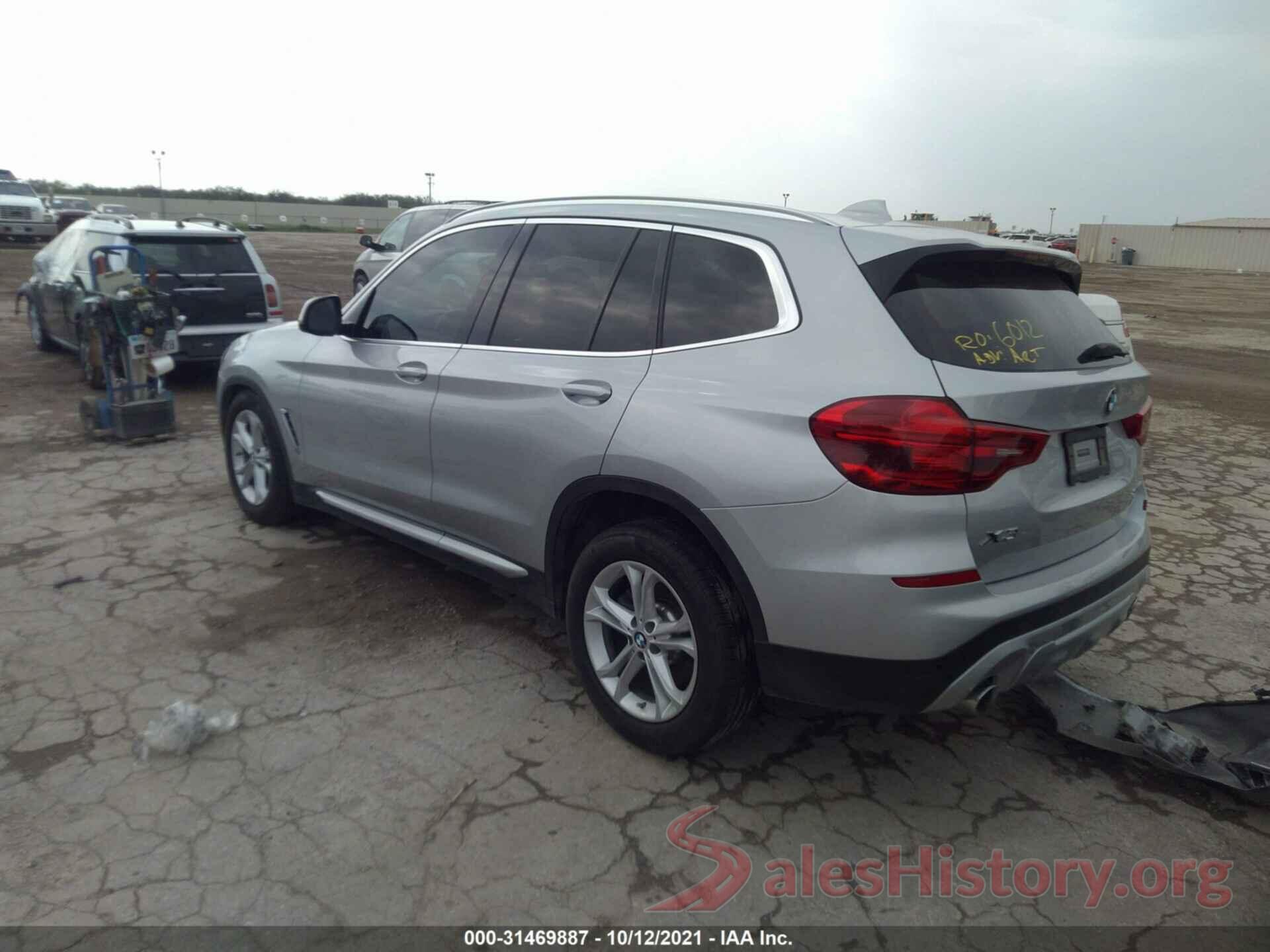 5UXTR7C55KLR44170 2019 BMW X3