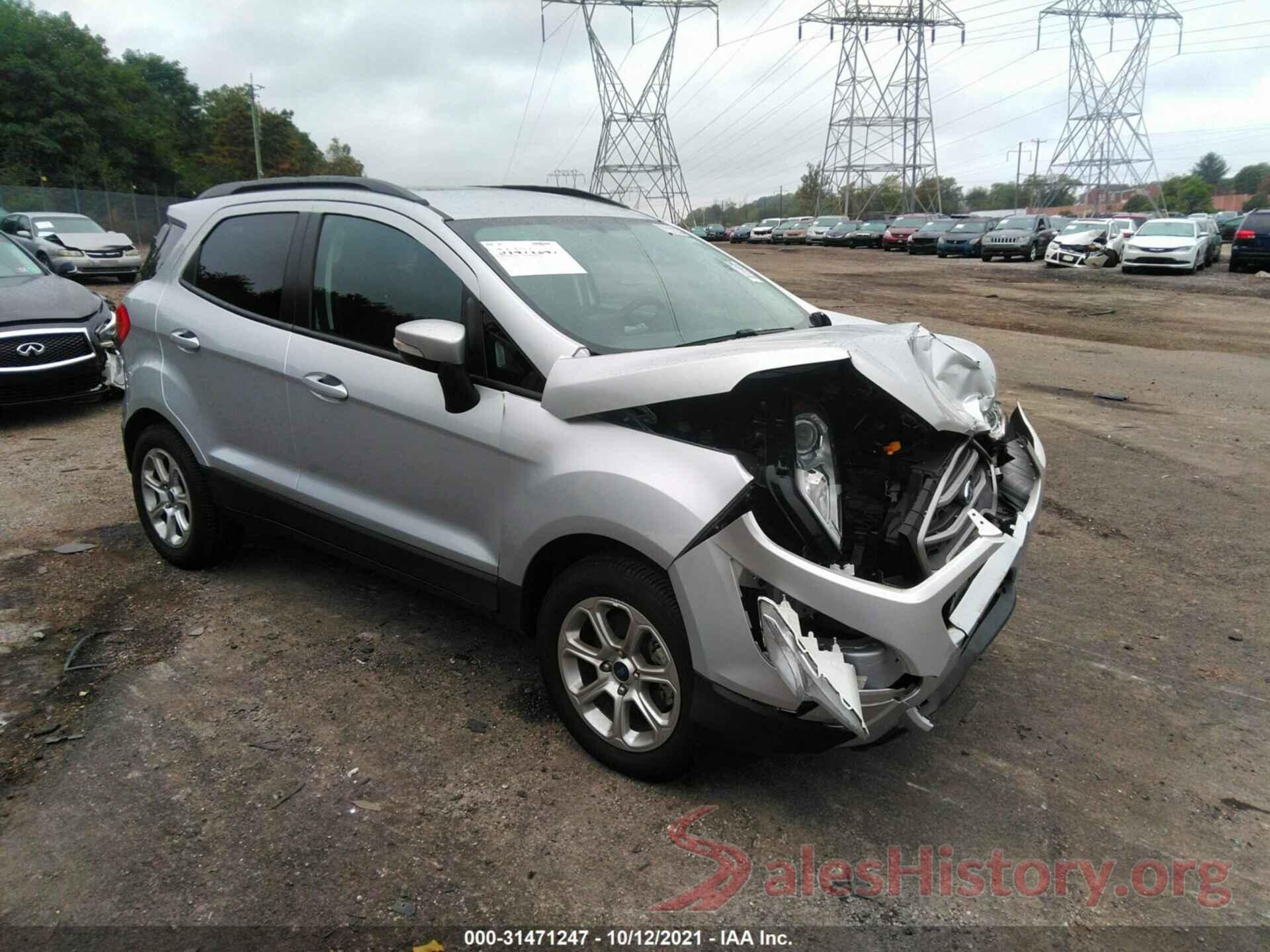 MAJ3S2GE9LC353009 2020 FORD ECOSPORT