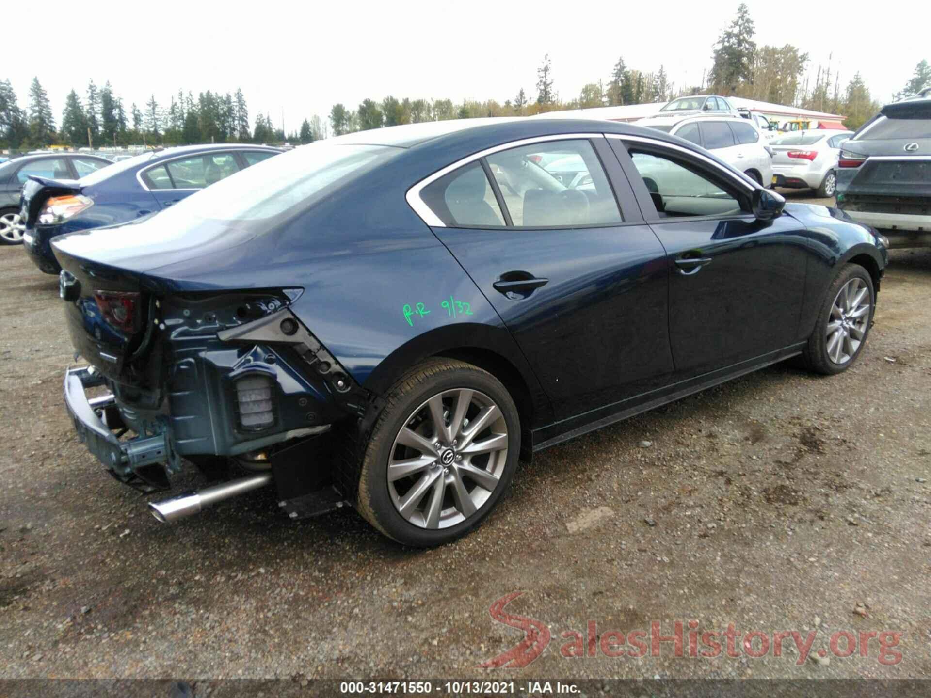 JM1BPABL0M1345417 2021 MAZDA MAZDA3 SEDAN