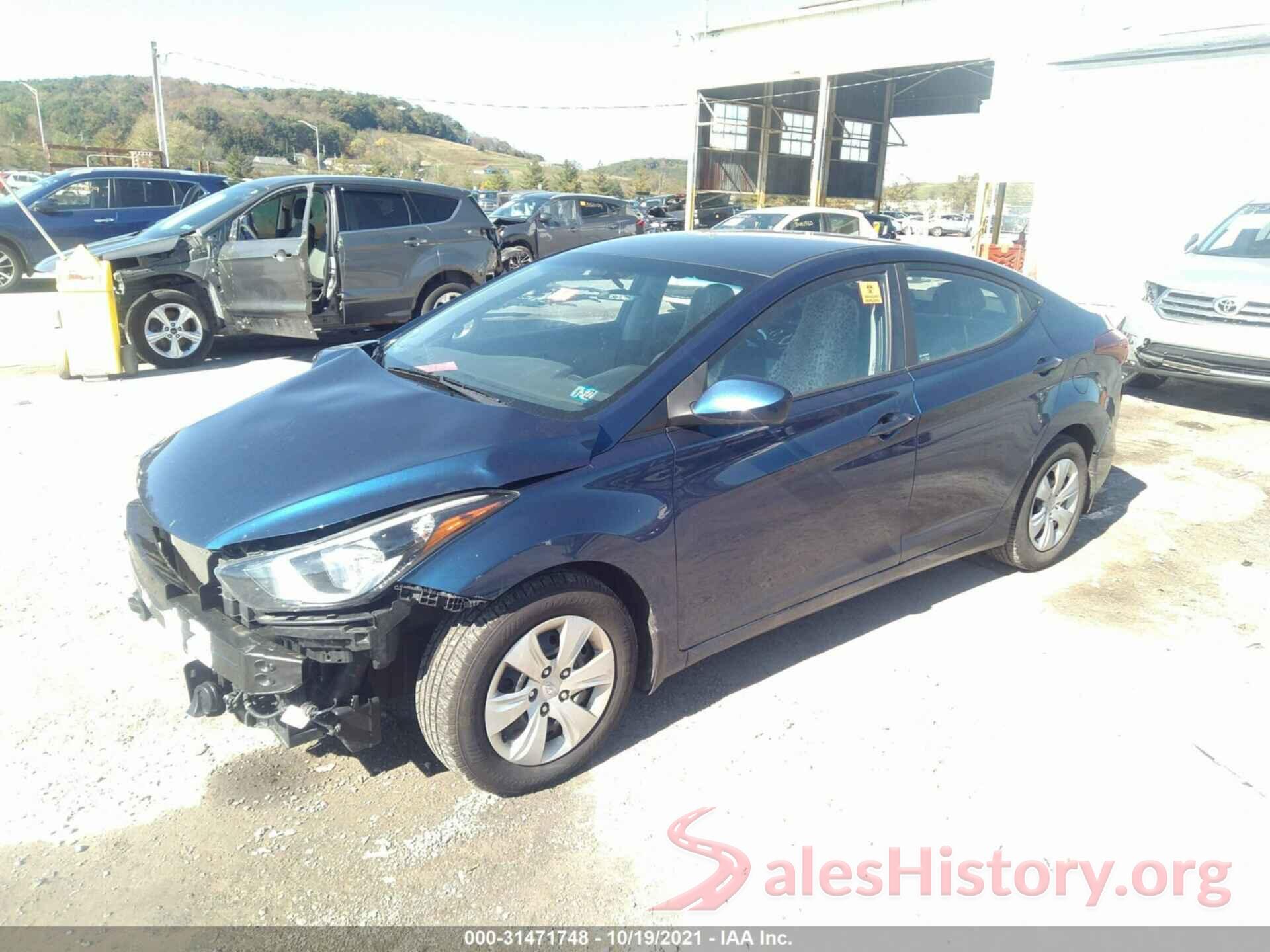 5NPDH4AEXGH749638 2016 HYUNDAI ELANTRA