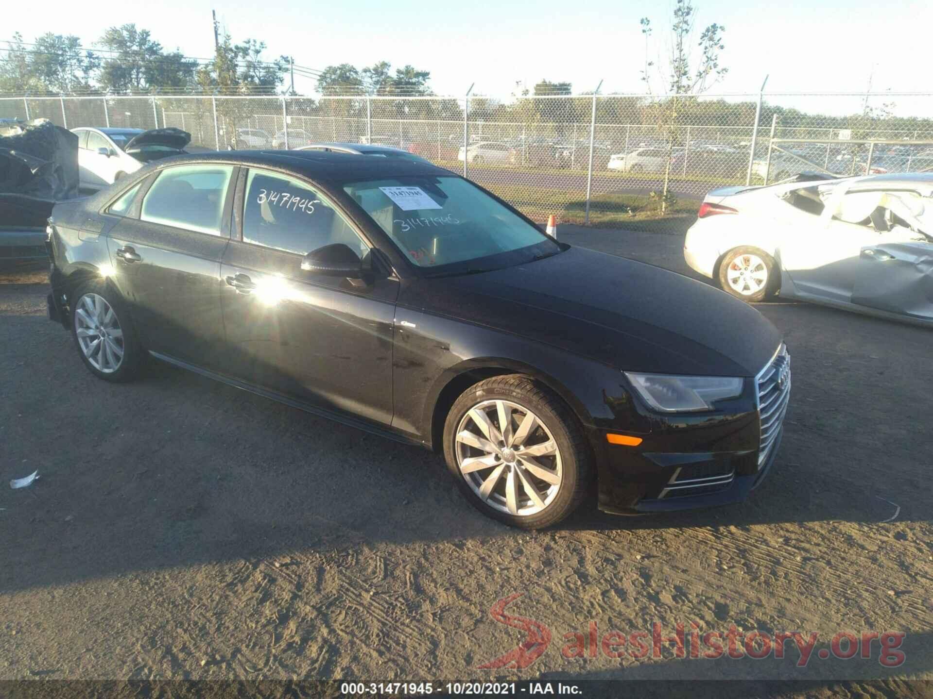 WAUKMAF4XJN019461 2018 AUDI A4