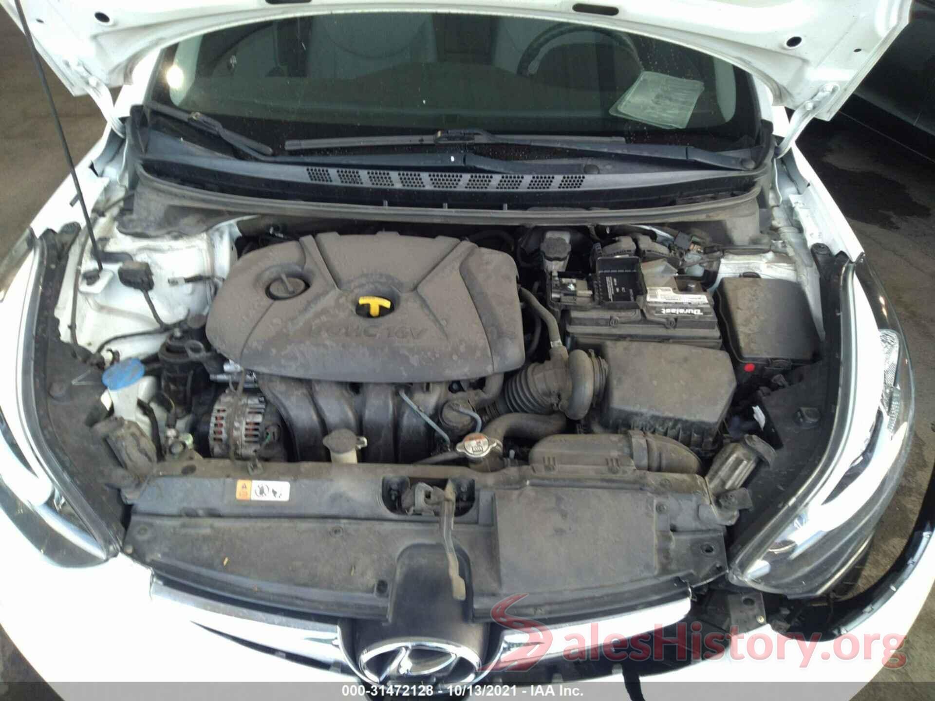 5NPDH4AEXGH744763 2016 HYUNDAI ELANTRA