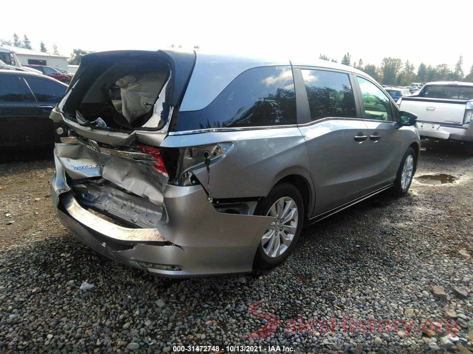 5FNRL6H22JB105908 2018 HONDA ODYSSEY